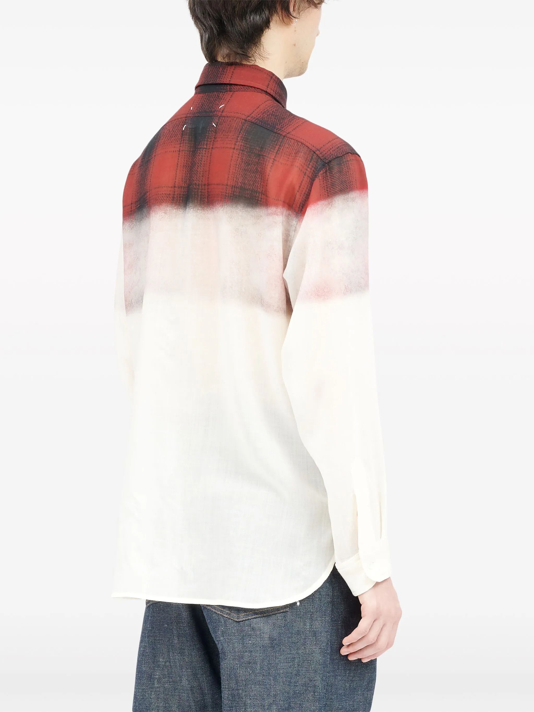 Maison Margiela o1w1db10525 Pendleton Checked Shirt in Multicolor Size US M / EU 48-50 / 2 - 3 Thumbnail
