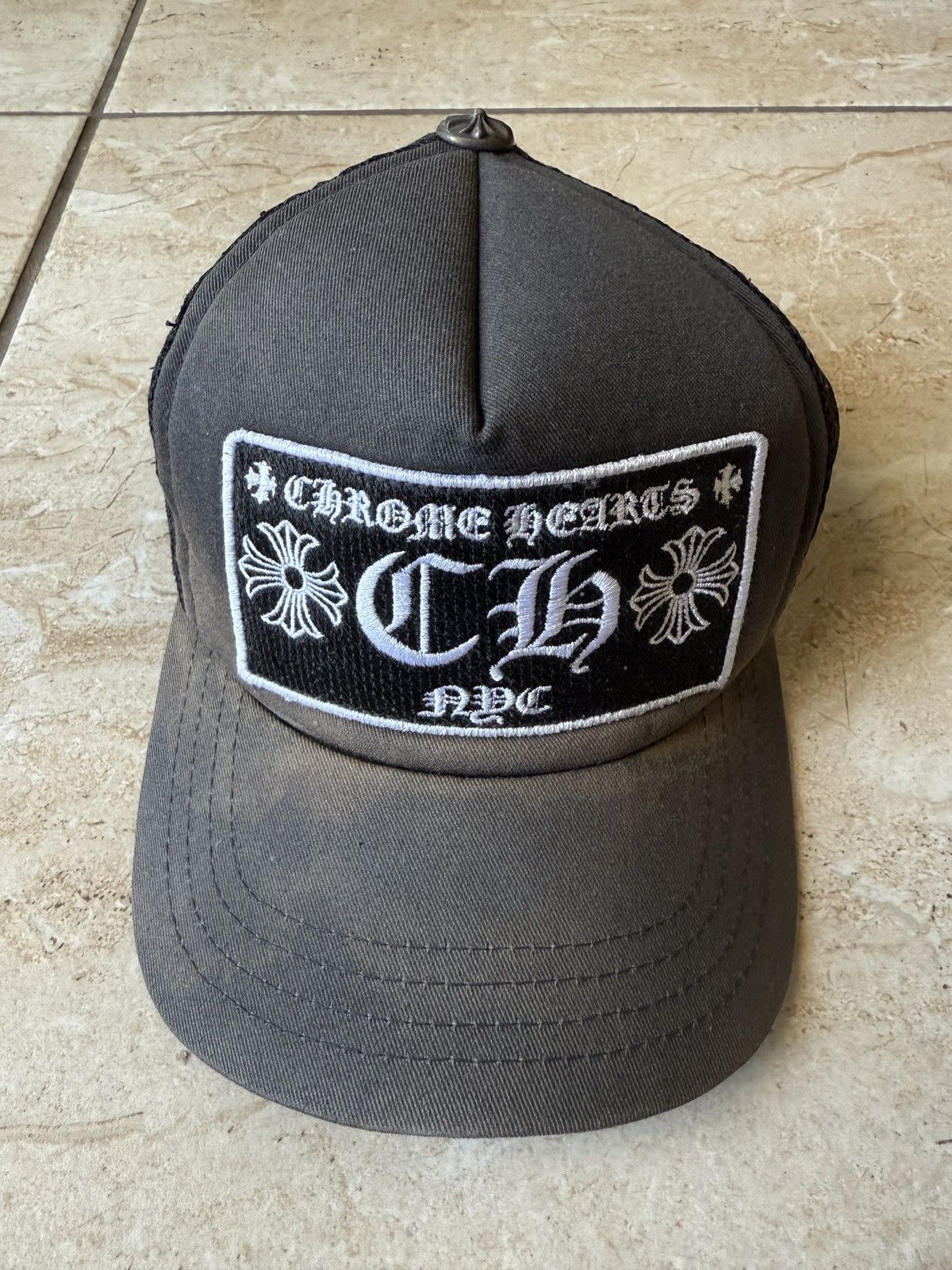 NY × Chrom hearts キャップ クロムハーツ（Chrome Hearts）キャップ ベースボール デニム