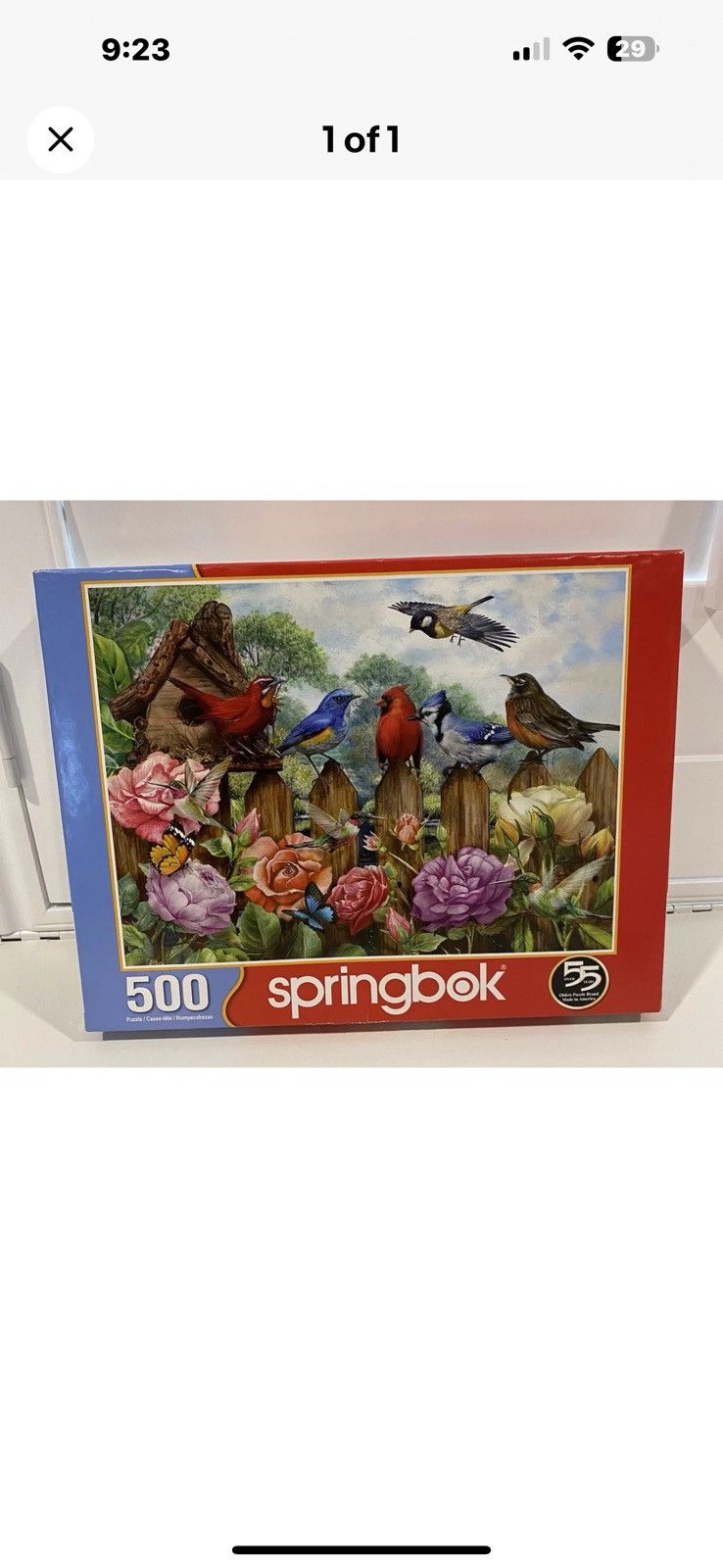 Other Super Fun Floral & Birds 500 Piece Puzzle Size ONE SIZE - 1 Preview