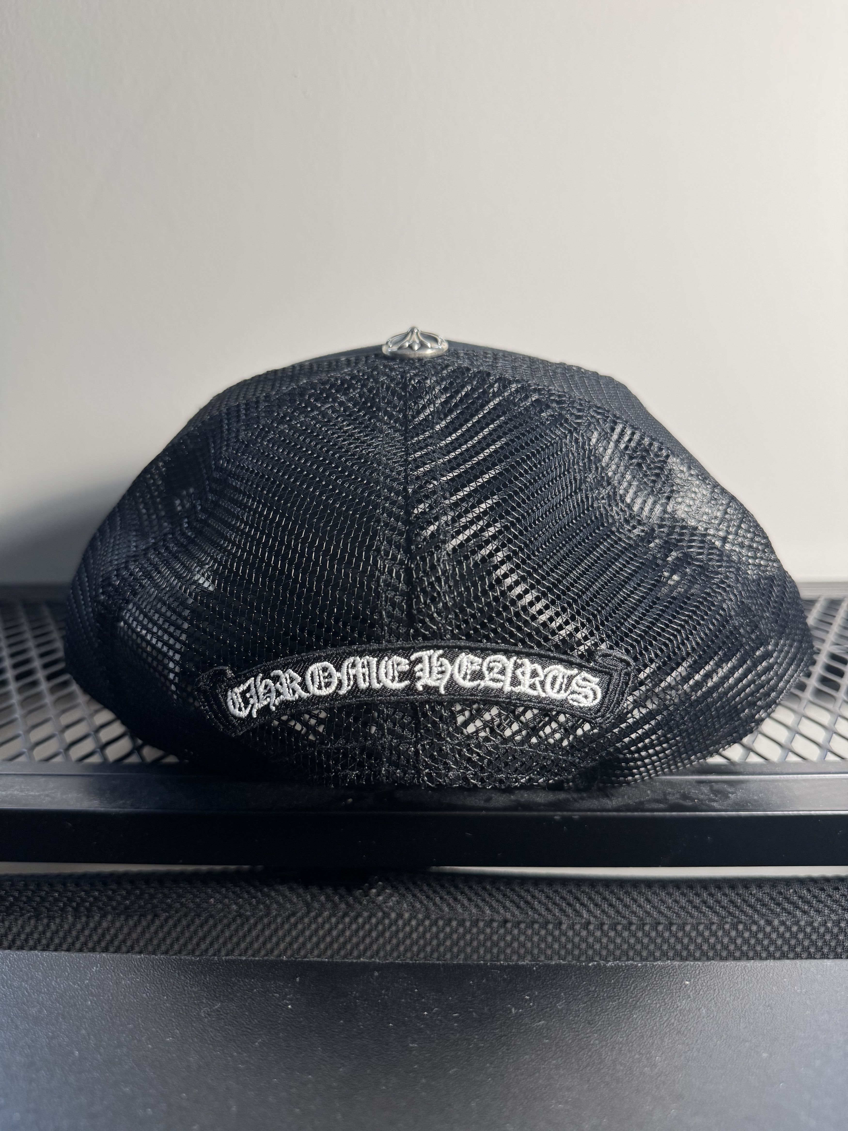 Chrome Hearts Triple Cross Cemetery Trucker Hat B/W Size ONE SIZE - 5 Thumbnail