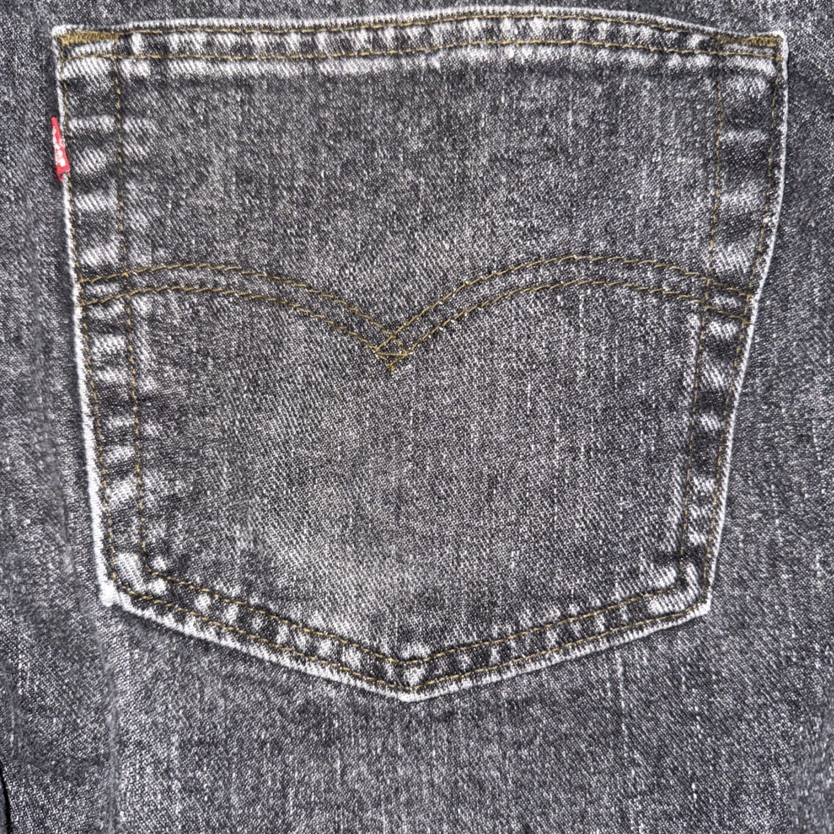 Levi's VINTAGE Levi's 550 Jeans Men 42X30 Black Relaxed Fit Tapered Leg Stone Wash 90s Mens Jeans Size US 42 / EU 58 - 6 Thumbnail