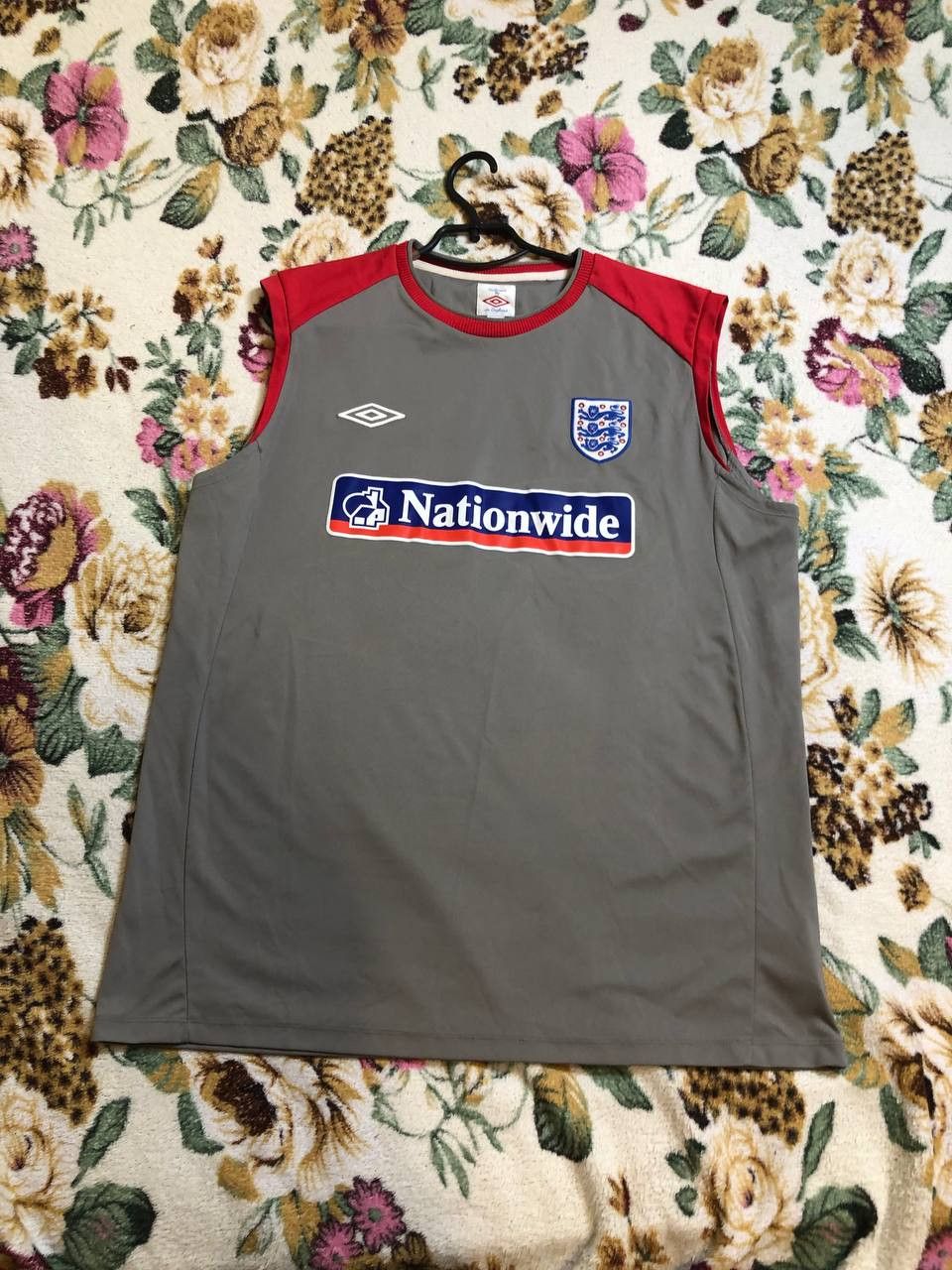 Umbro Vintage Umbro England Training Football Vest Top Size US XXL / EU 58 / 5 - 1 Thumbnail
