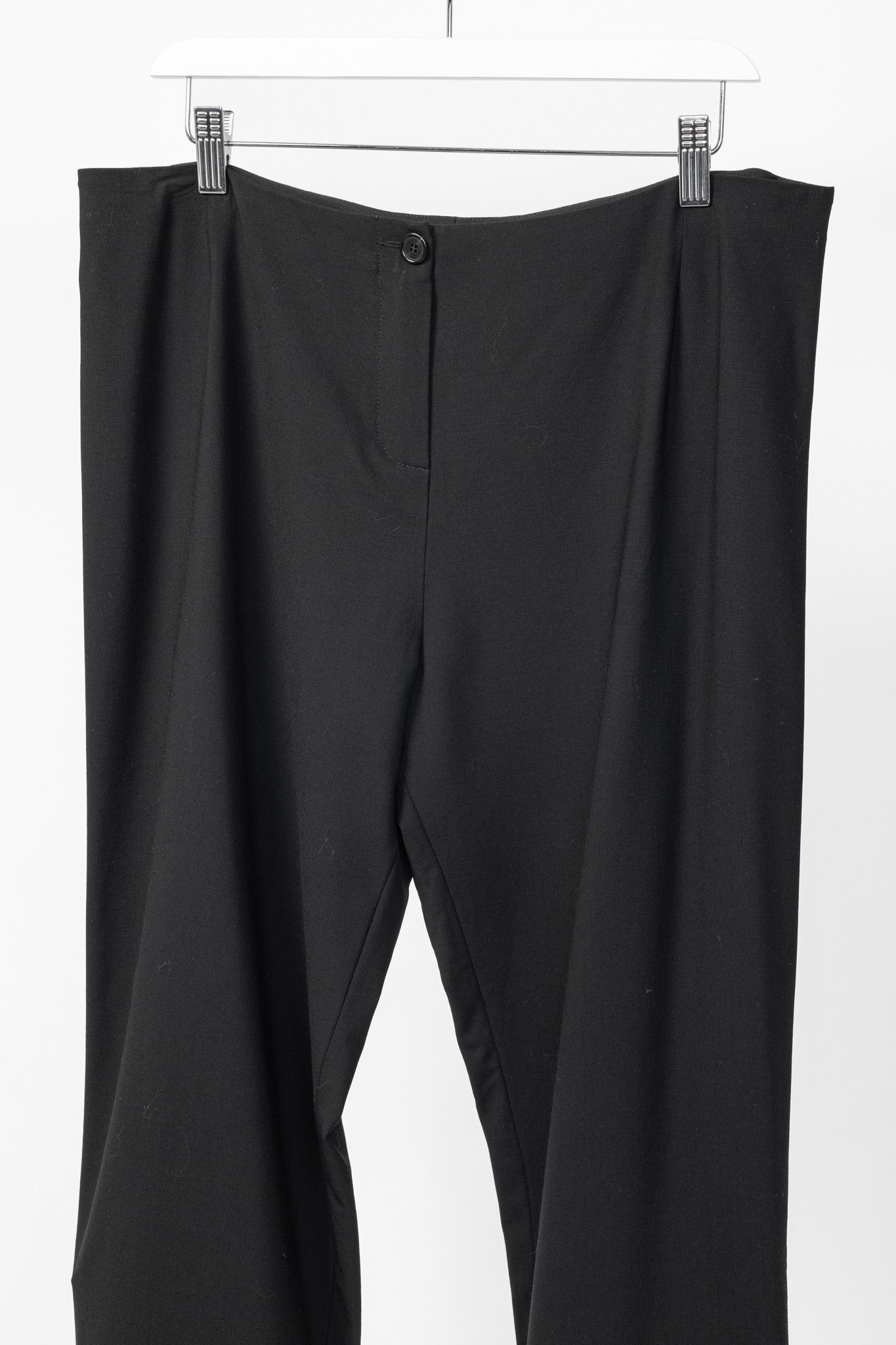 Other Peter O. Mahler Black Stretch Crepe Capris Size 34" / US 12 / IT 48 - 3 Thumbnail