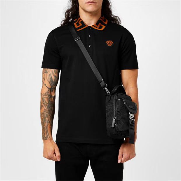 Versace o1g2r1mq0824 Polo Shirts in Black Size US L / EU 52-54 / 3 - 3 Thumbnail