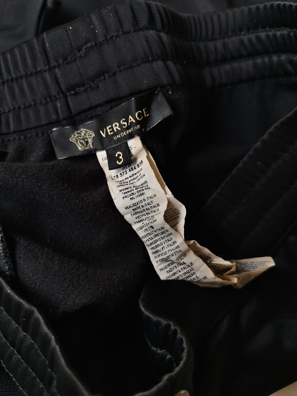 Designer × Versace 💥Versace Gym Tapped Black Trackpants Size US 32 / EU 48 - 6 Thumbnail
