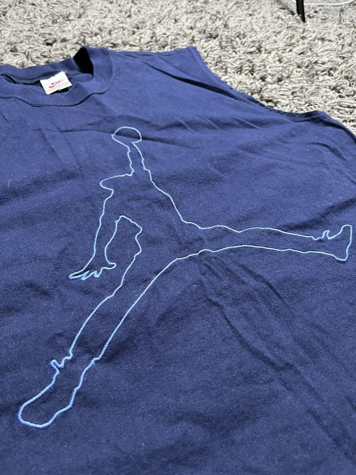 Nike NIKE VINTAGE Y2K JORDAN BASKETBALL COTTON SHIRT Size US M / EU 48-50 / 2 - 2 Thumbnail