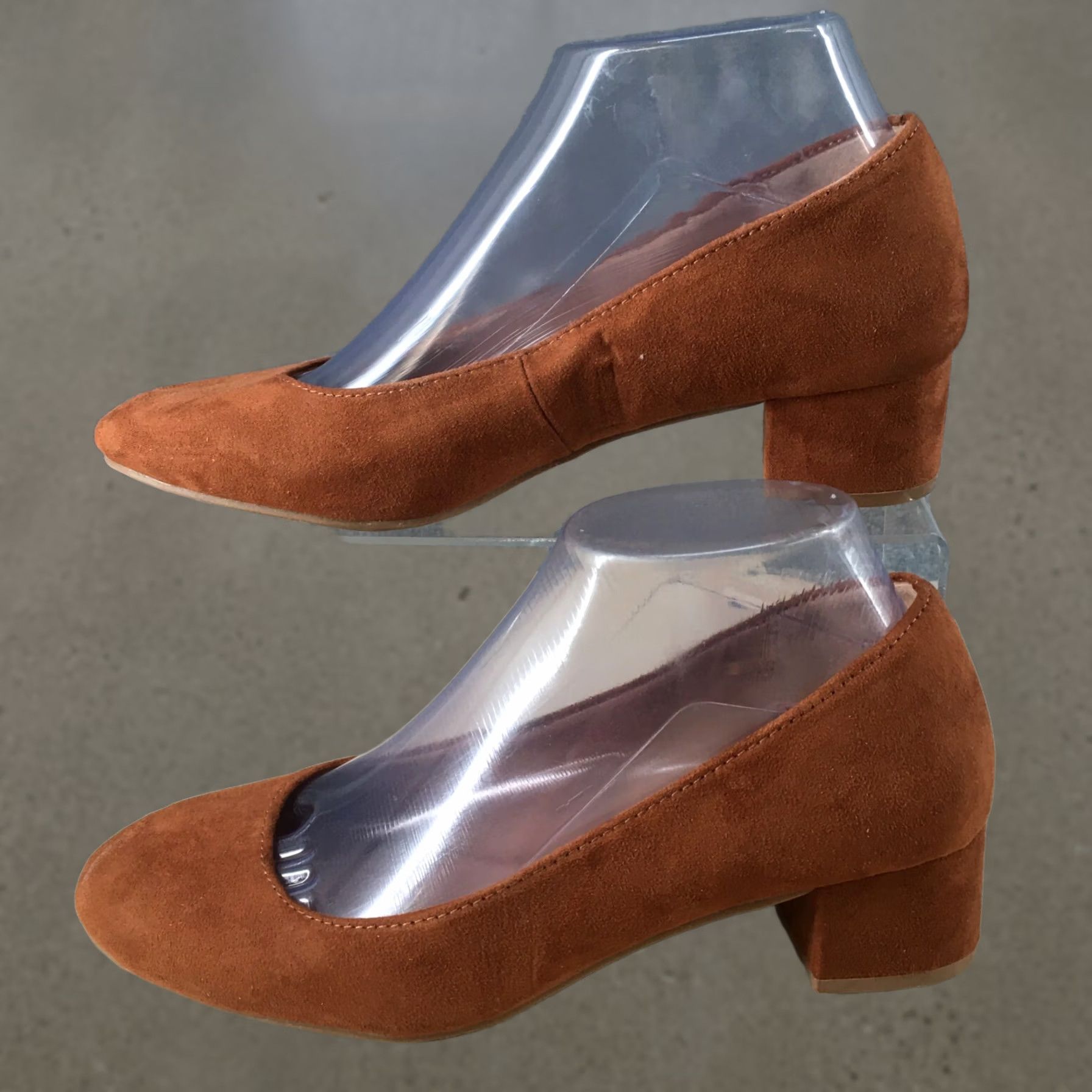 Old Navy Old Navy Heels Womens 7 Ballet Pumps Slip Brown Fabric Round Toe Casual Shoe Size US 7 / IT 37 - 1 Thumbnail