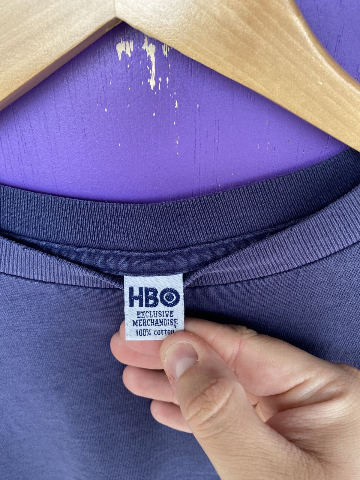 Other Vintage 90s HBO embroidered logo t-shirt Size US XL / EU 56 / 4 - 4 Thumbnail