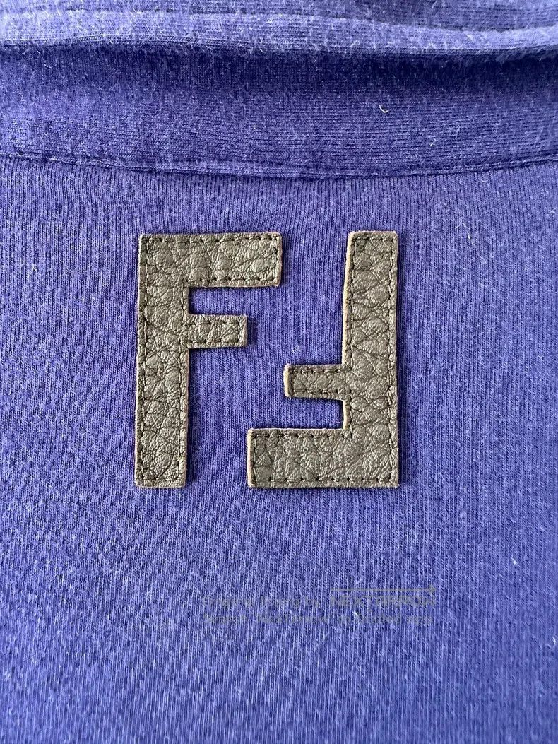 Fendi Fendi Back Leather Patch Logo Women's Three-Quarter Sleeve Size S / US 4 / IT 40 - 3 Thumbnail