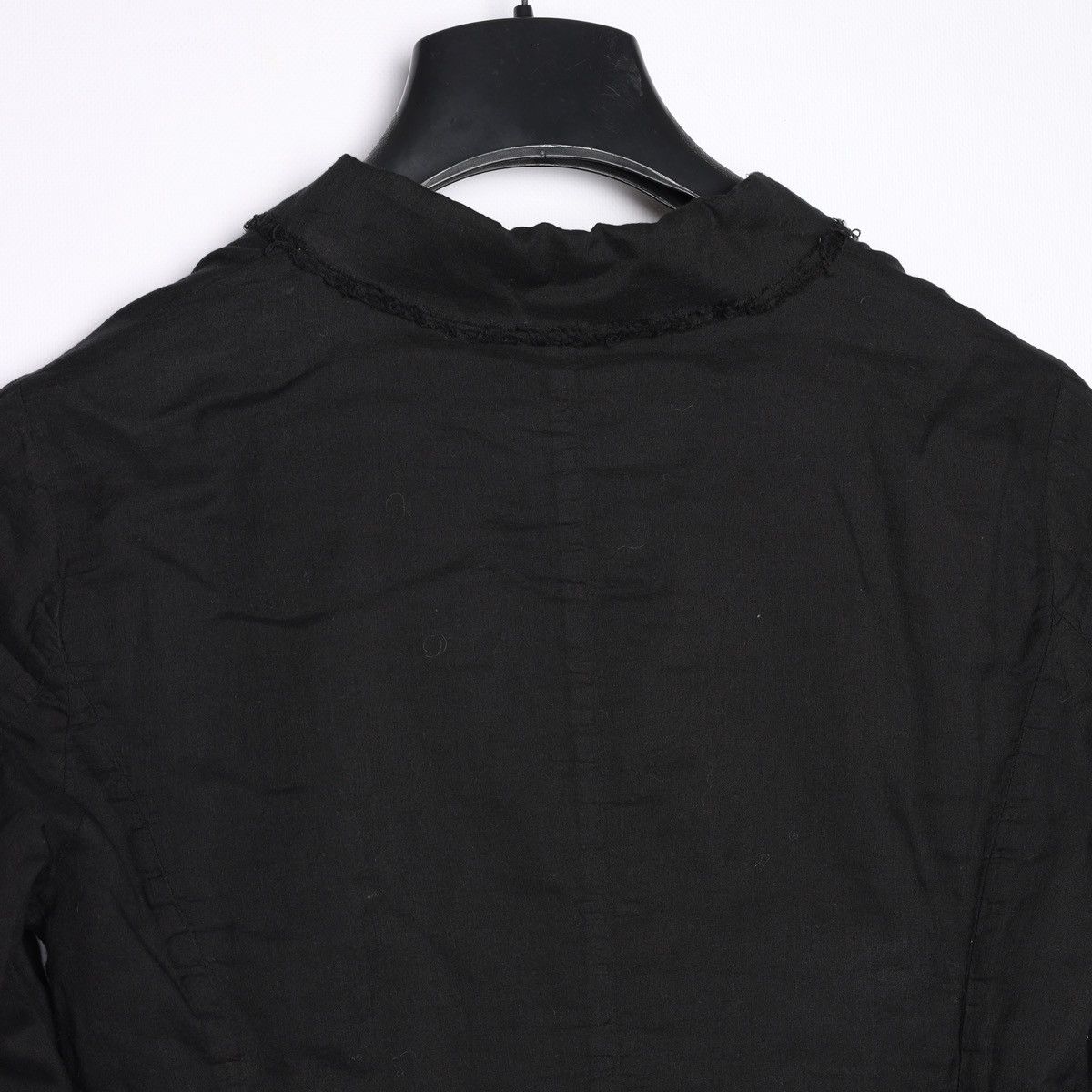 Rundholz Rundholz DIP Black Cotton Shirt Light Jacket Blazer Size S / US 4 / IT 40 - 15 Thumbnail