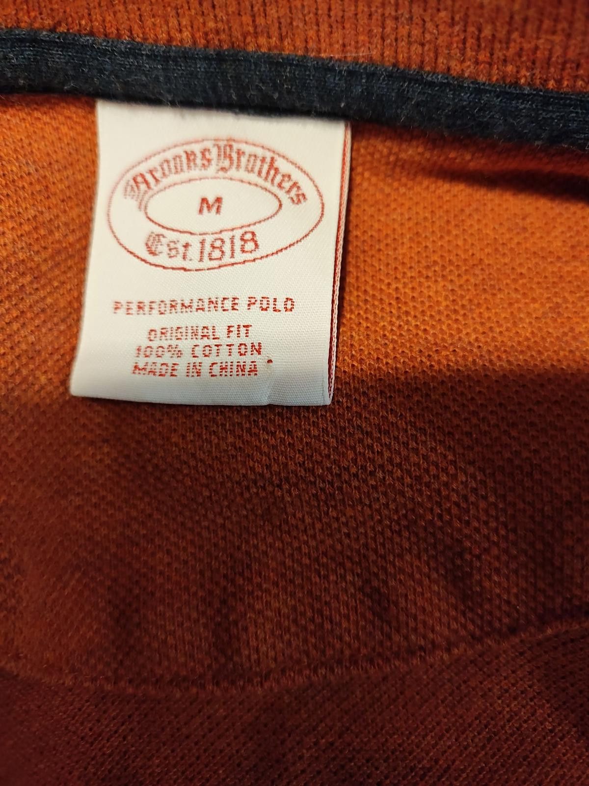 Brooks Brothers Brooks Brothers Men's Rust colored Polo Shirt Size US M / EU 48-50 / 2 - 7 Thumbnail
