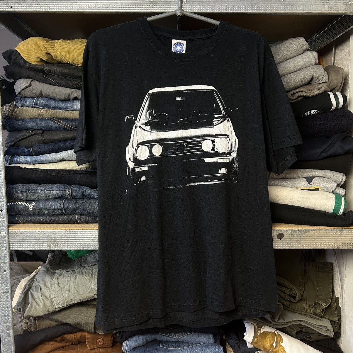 Vintage Vintage Volkswagen Big Logo Facing Nascar 90’s tee size L Size US L / EU 52-54 / 3 - 1 Thumbnail