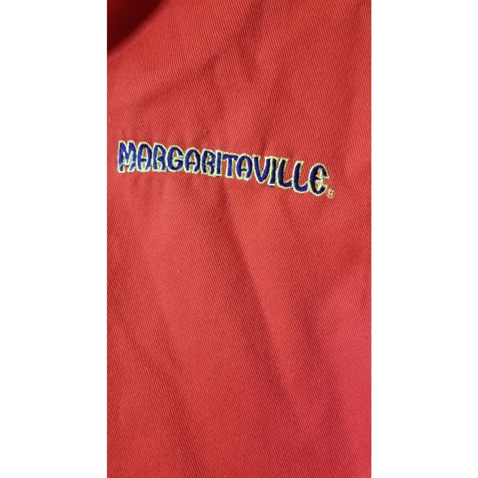 Etro VINTAGE Margaritaville Womens S Button-Down Embroidered Red Shirt Size S / US 4 / IT 40 - 4 Thumbnail