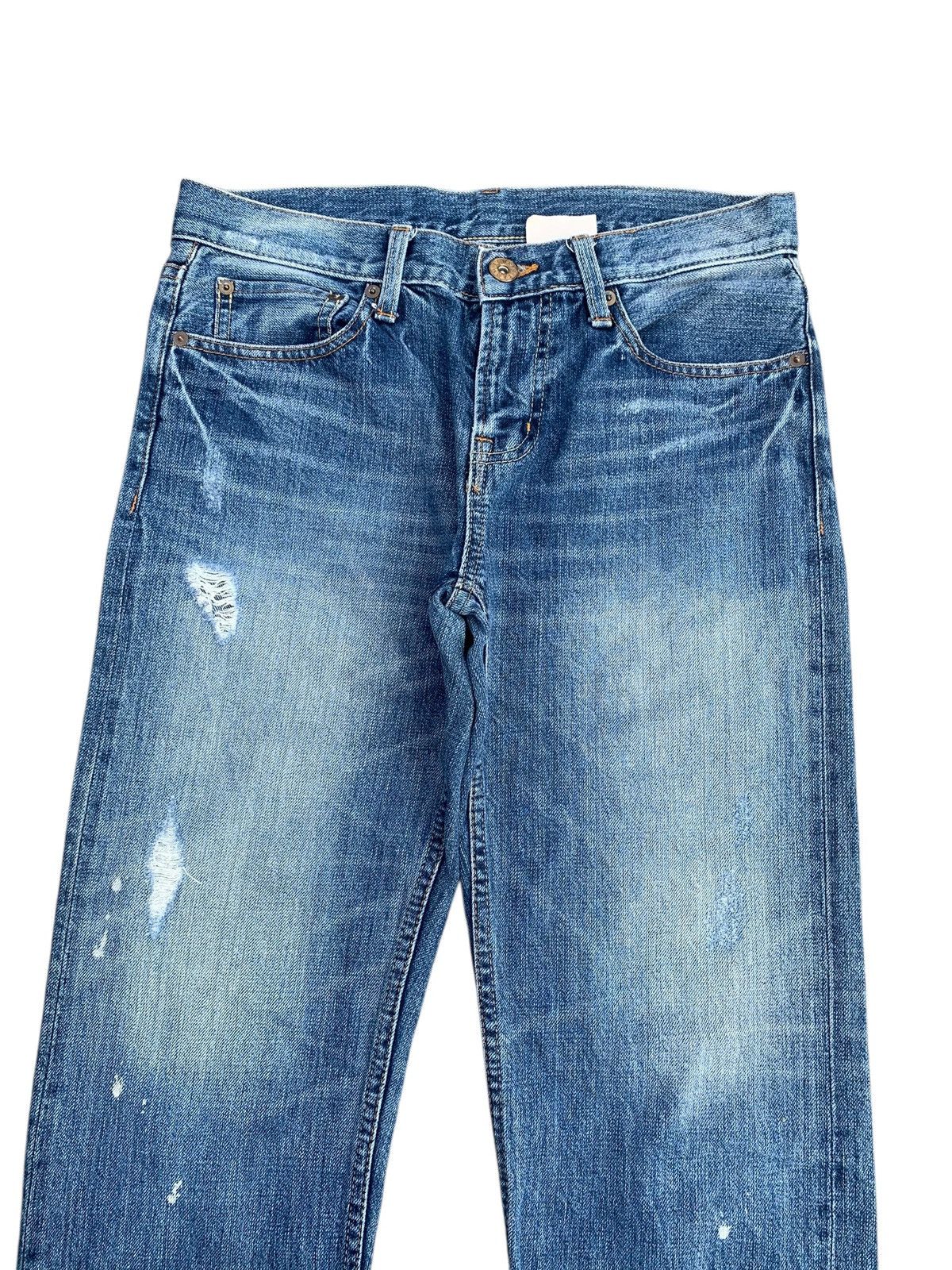 Kapital LOWRYS FARM RED EAR SELVEDGE JAPANESE DISTRESSED DENIM Size US 31 - 8 Thumbnail