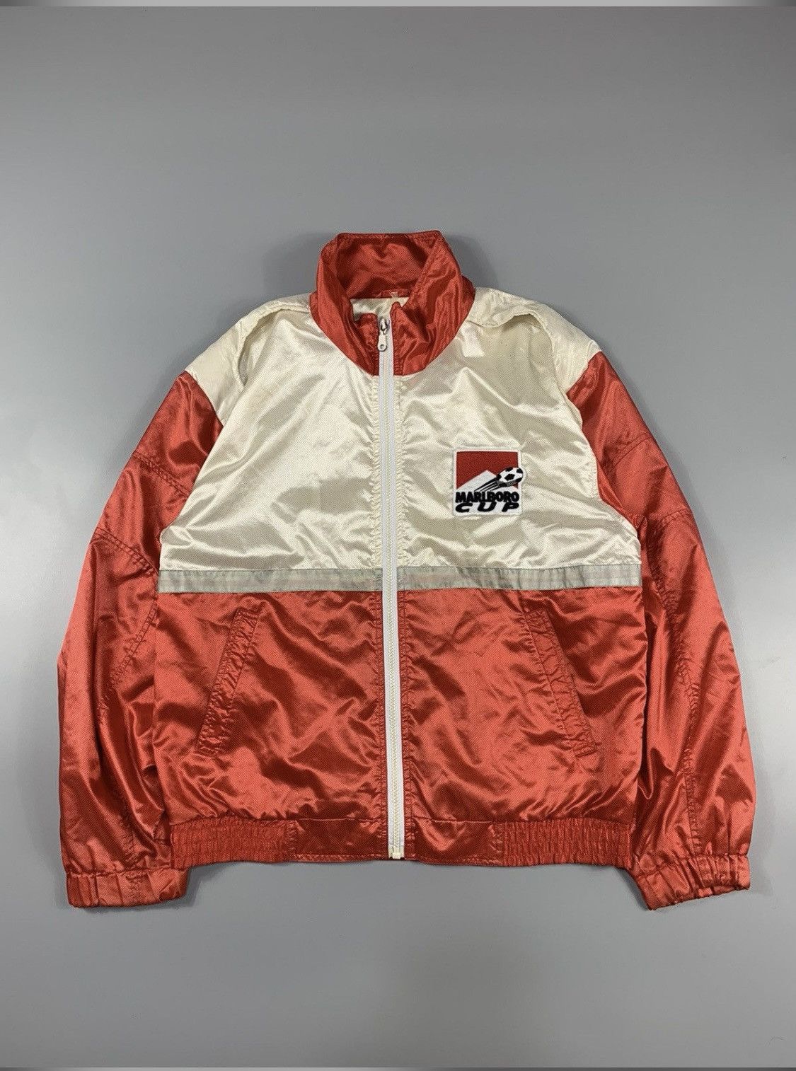 Marlboro × Vintage 1980s Marlboro Cup Soccer/Football Jacket Size US L / EU 52-54 / 3 - 2 Thumbnail