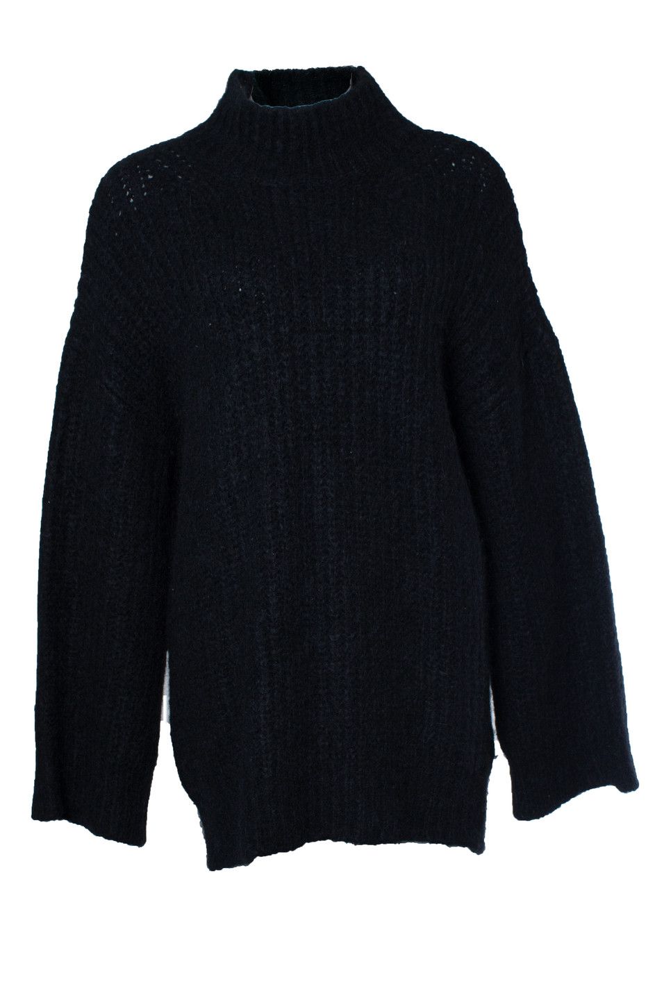 A.P.C. A.P.C., black ribbed turtle neck sweater Size L / US 10 / IT 46 - 1 Thumbnail