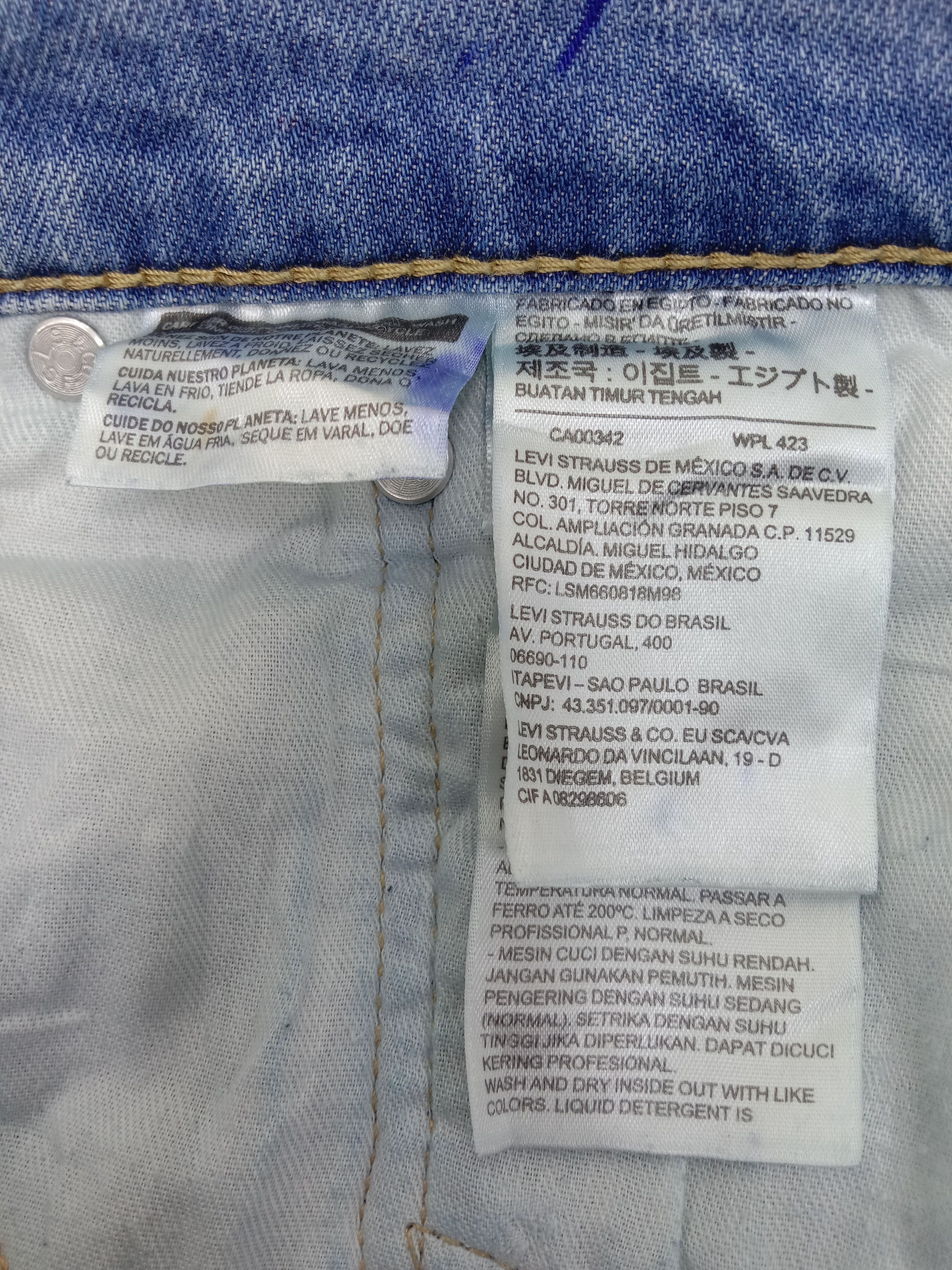 Levi's Vintage Levi's 502 Jeans Regular Taper Light Wash Denim Size US 32 / EU 48 - 13 Thumbnail