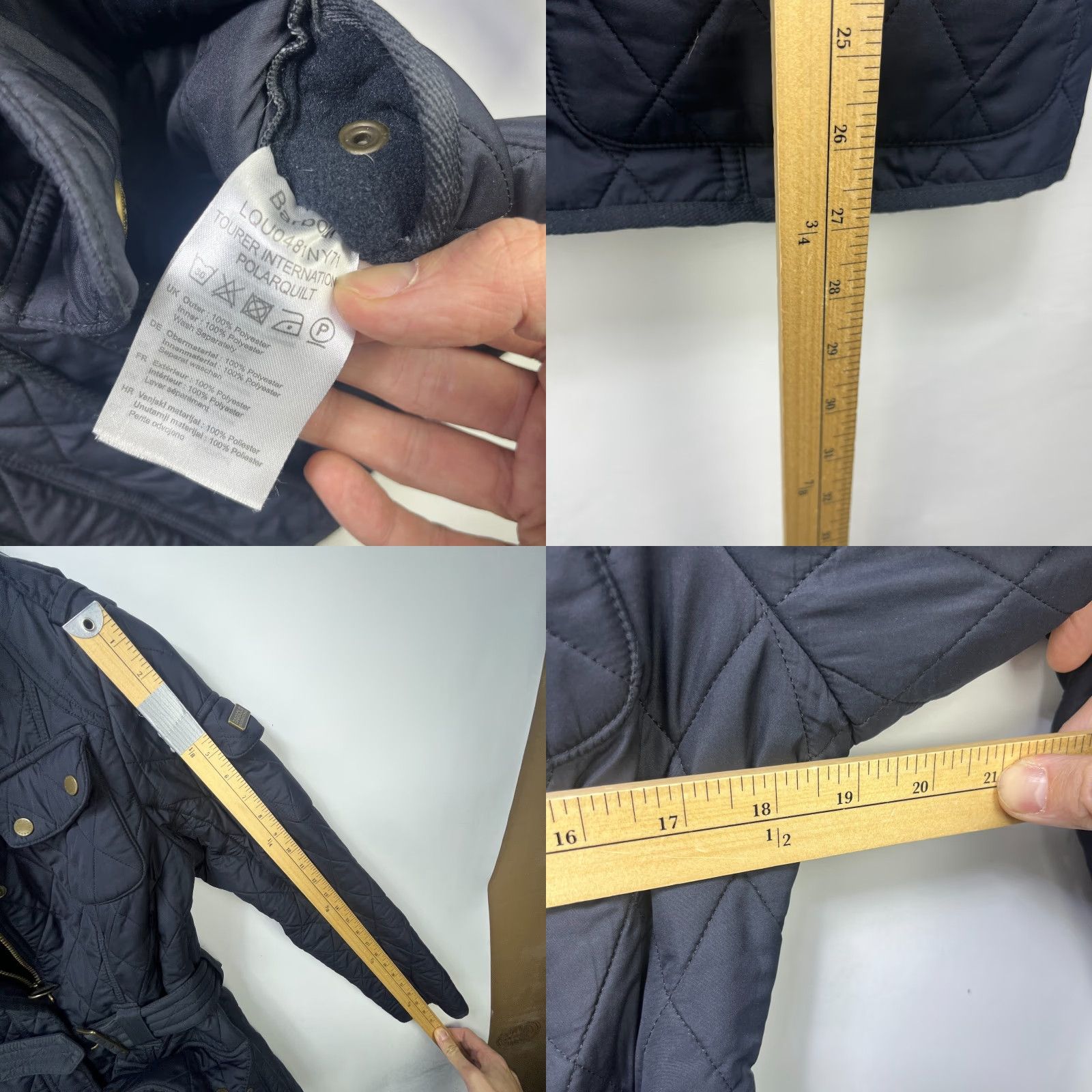 Barbour VINTAGE Barbour Jacket Womens US 8 Tourer International Polar Quilt Size L / US 10 / IT 46 - 8 Thumbnail
