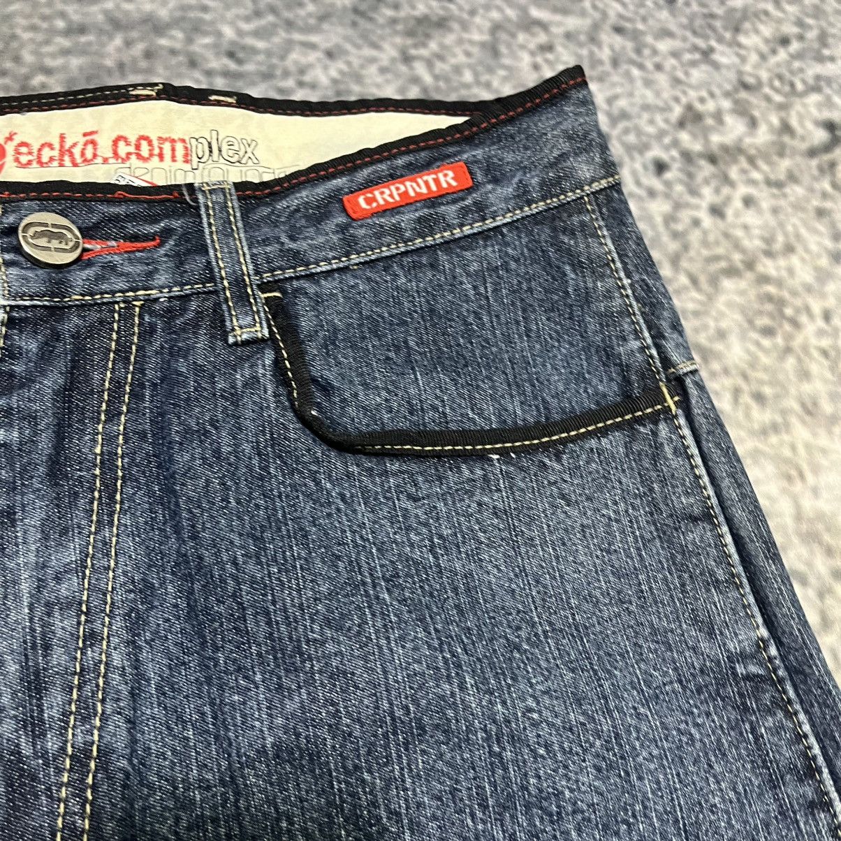 Ecko Unltd. Vintage Y2K Ecko UNLTD Baggy Wide Leg Carpenter Jeans 30x29 Size US 30 / EU 46 - 8 Thumbnail