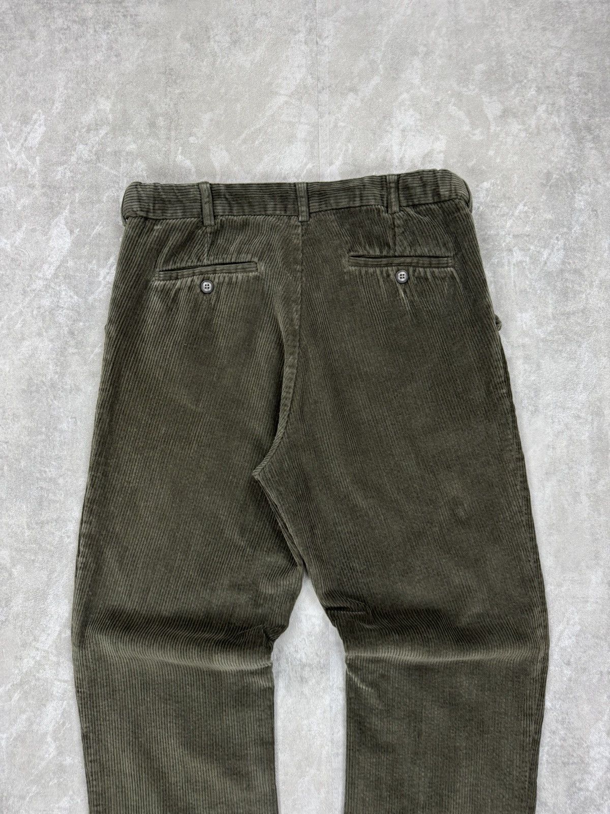 Other Skopes Khaki Corduroy pants flat front Mens velvet trousers Size US 36 / EU 52 - 5 Thumbnail