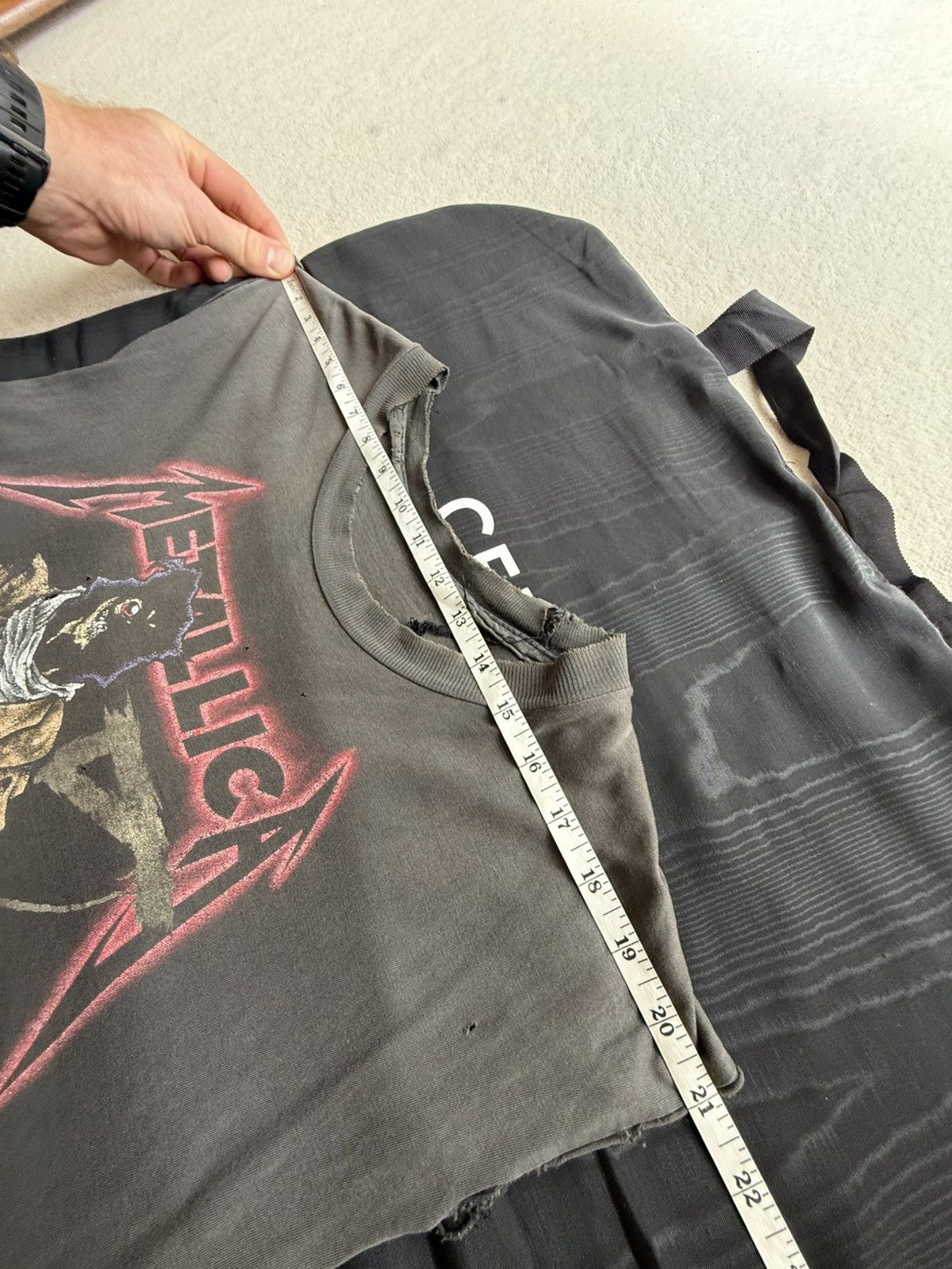 Vintage Metallica The Unforgiven Pushead sleeveless tank cut off 92 Size US XL / EU 56 / 4 - 4 Thumbnail