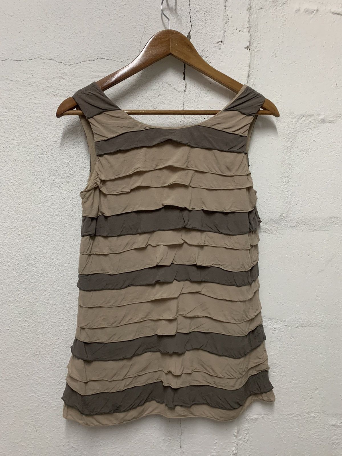 Japanese Brand Crinkle Tiered Dress Size S / US 4 / IT 40 - 5 Thumbnail