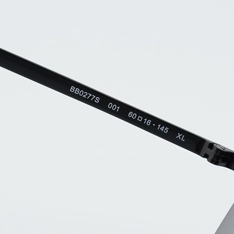 Balenciaga Balenciaga BB0277S 001 Unisex Sunglasses Black Rectangle Size ONE SIZE - 4 Thumbnail