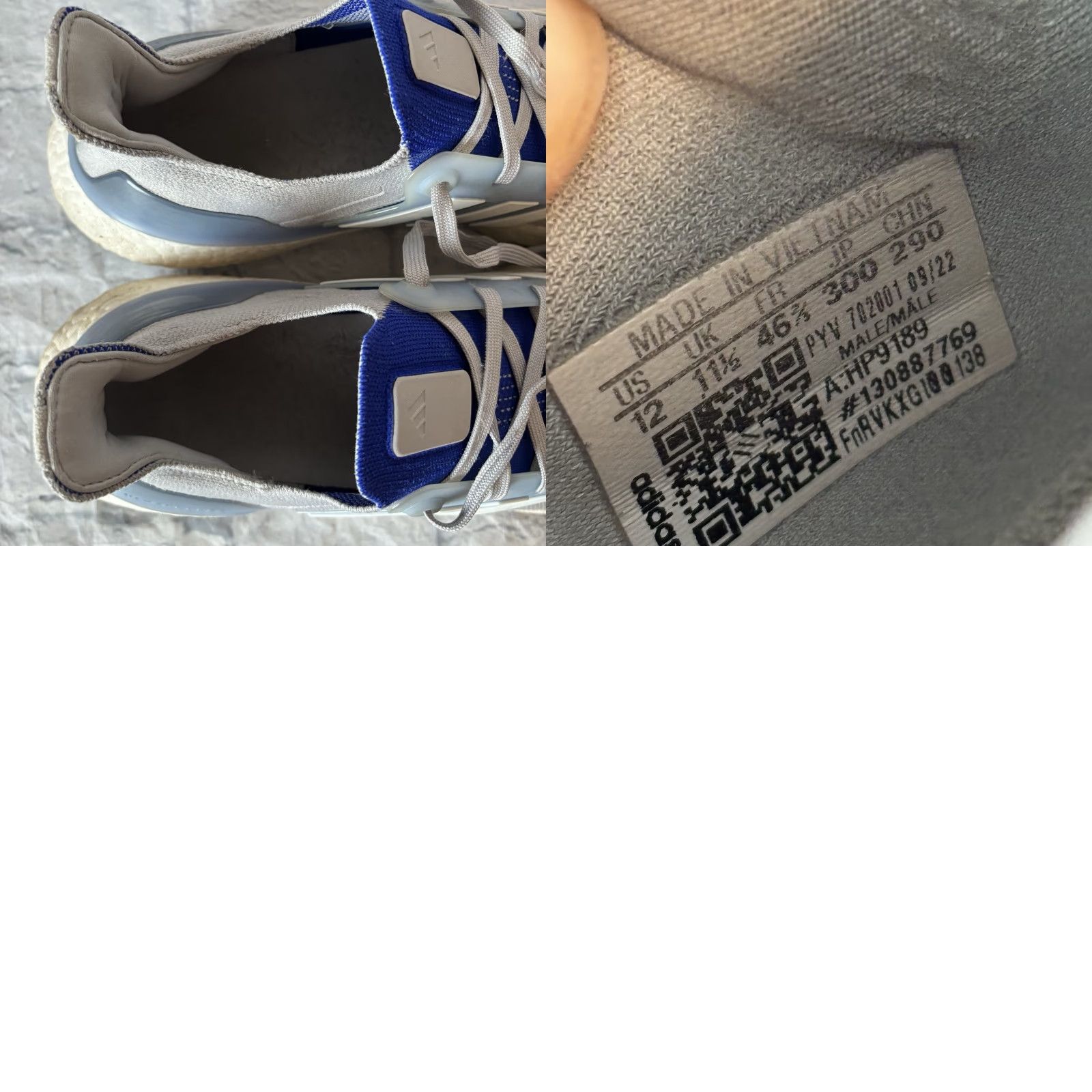 Adidas adidas UltraBoost 22 Sneaker Men 12 Blue Grey White HP9189 Athletic Running Shoes Sports Athleisure Size US 12 / EU 45 - 9 Thumbnail