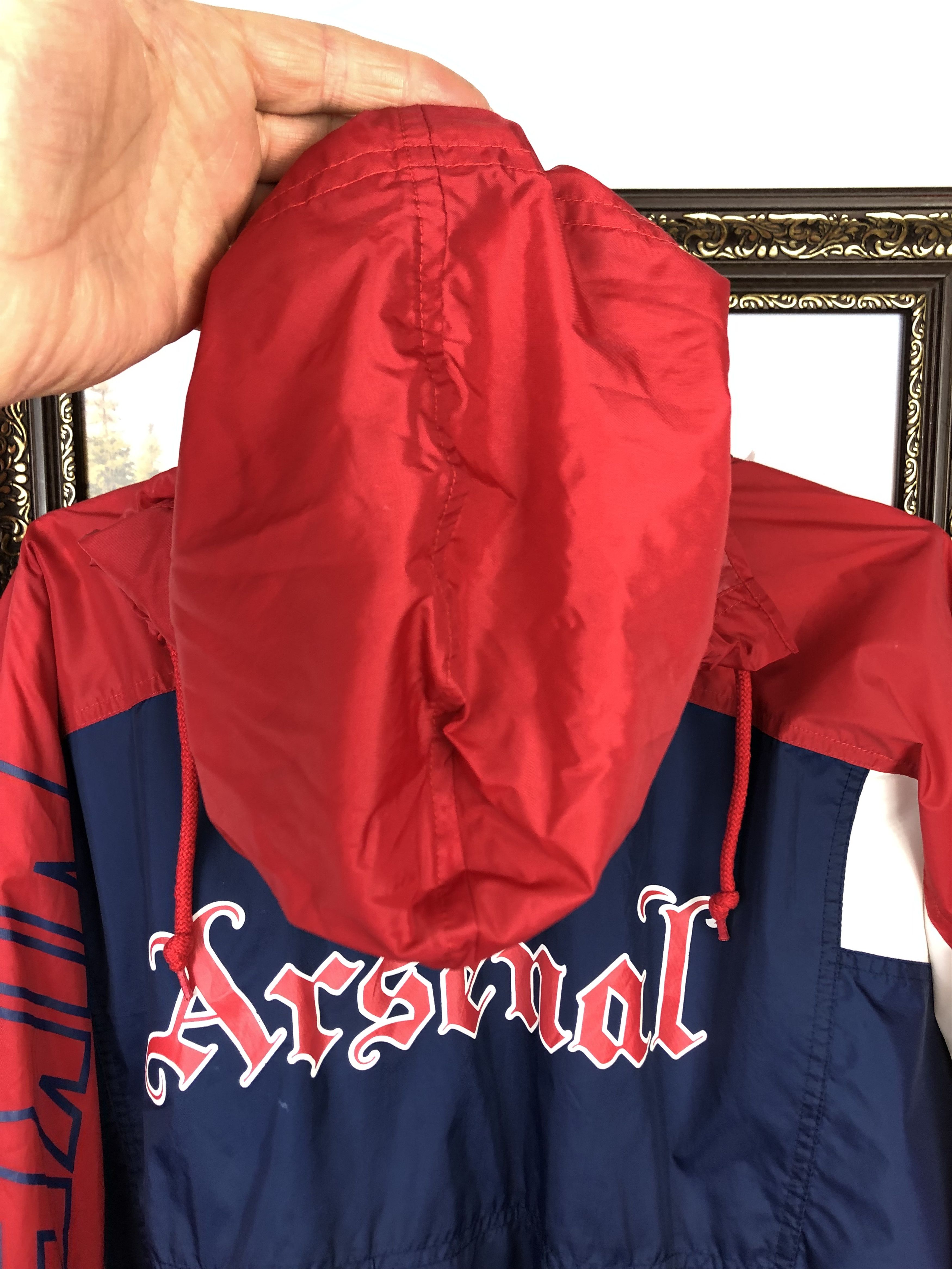 Nike Vintage 90's Nike Arsenal Football Jacket Soccer Windbreaker Size US M / EU 48-50 / 2 - 12 Thumbnail