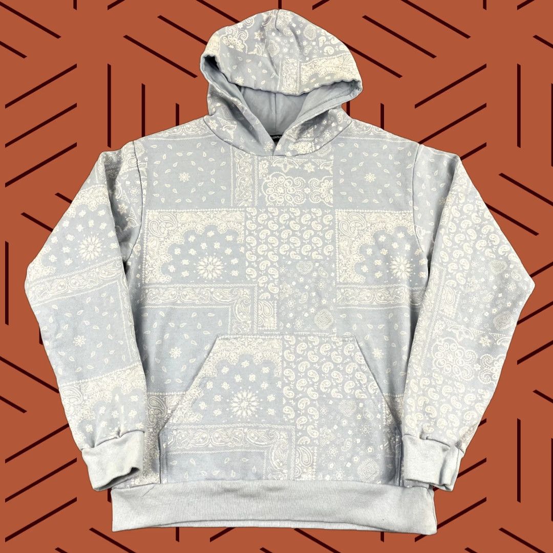 Talentless TALENTLESS Hoodie Mens Medium Blue White Paisley Sweatshirt Thick Snoop Dogg Size US M / EU 48-50 / 2 - 1 Thumbnail