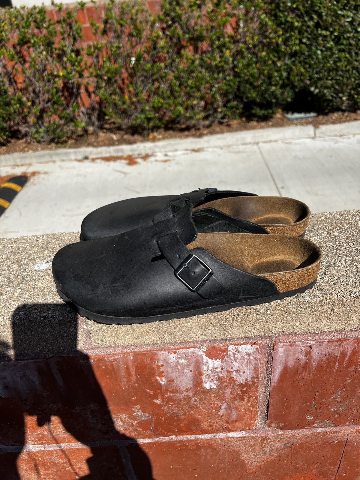 Birkenstock Burkinstock Boston Oiled Leather Size US 12 / EU 45 - 2 Thumbnail