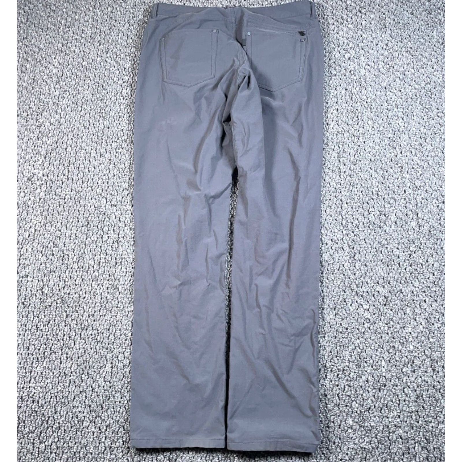Vintage VINTAGE QOR Men's Chino Pants Casual Lightweight Nylon Spandex Hiking 34 x 33 Gray Size US 34 / EU 50 - 2 Thumbnail