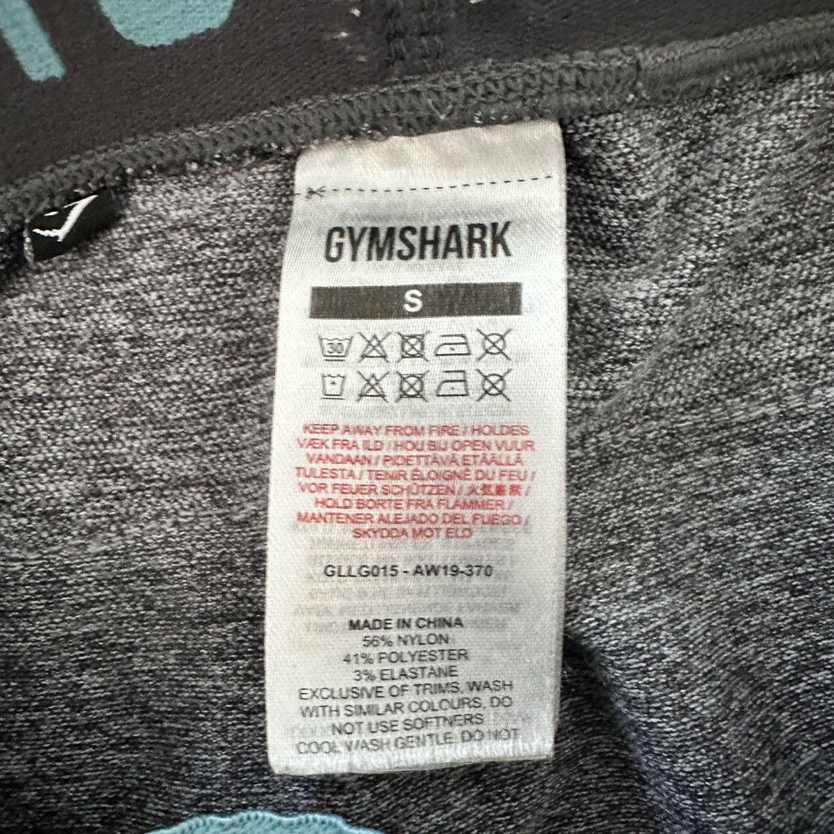 Gymshark Gymshark Women’s Gray & Teal Athletic Leggings Small Size 27" / US 4 / IT 40 - 3 Thumbnail