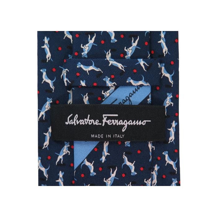 Salvatore Ferragamo o1s1rm1024 Size: OS / Silk Tie in Multicolor Size ONE SIZE - 6 Thumbnail
