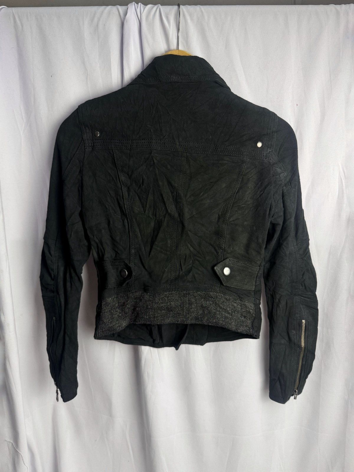 Yasuyuki Ishii Abahouse Leather Jacket Biker Japanese Styled Size S / US 4 / IT 40 - 3 Thumbnail