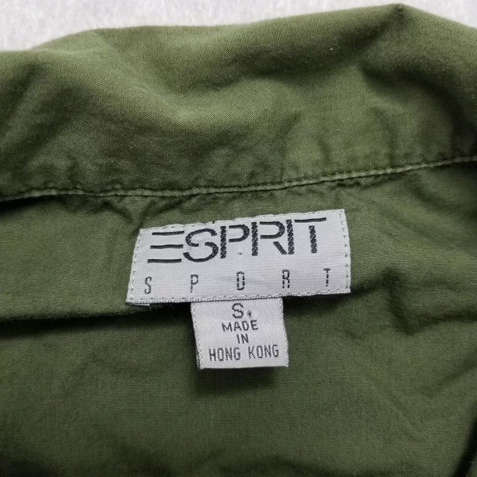 Esprit Esprit Shirt Womens Small Button Up Pocket Oversized Size S / US 4 / IT 40 - 4 Thumbnail