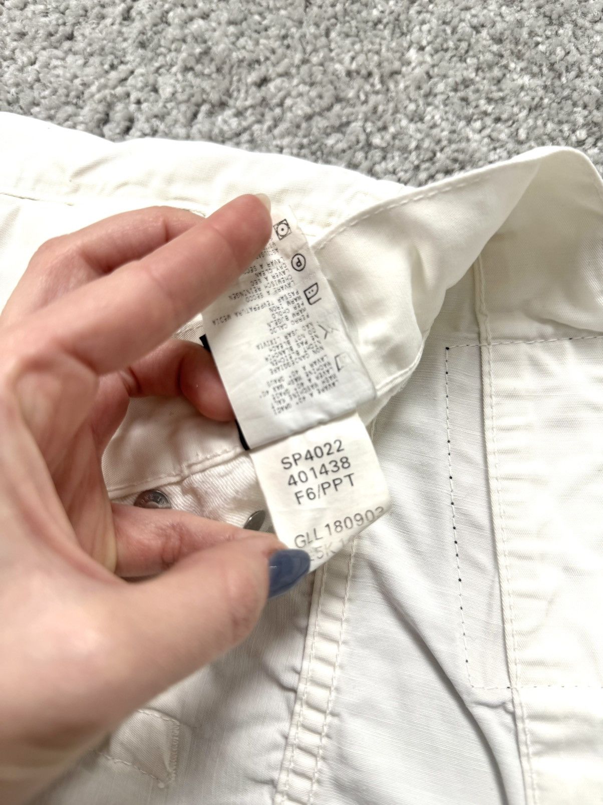 Stone Island Stone Island Jeans Pants Size 34 Mens Cream Cottone Linen Size US 34 / EU 50 - 5 Thumbnail