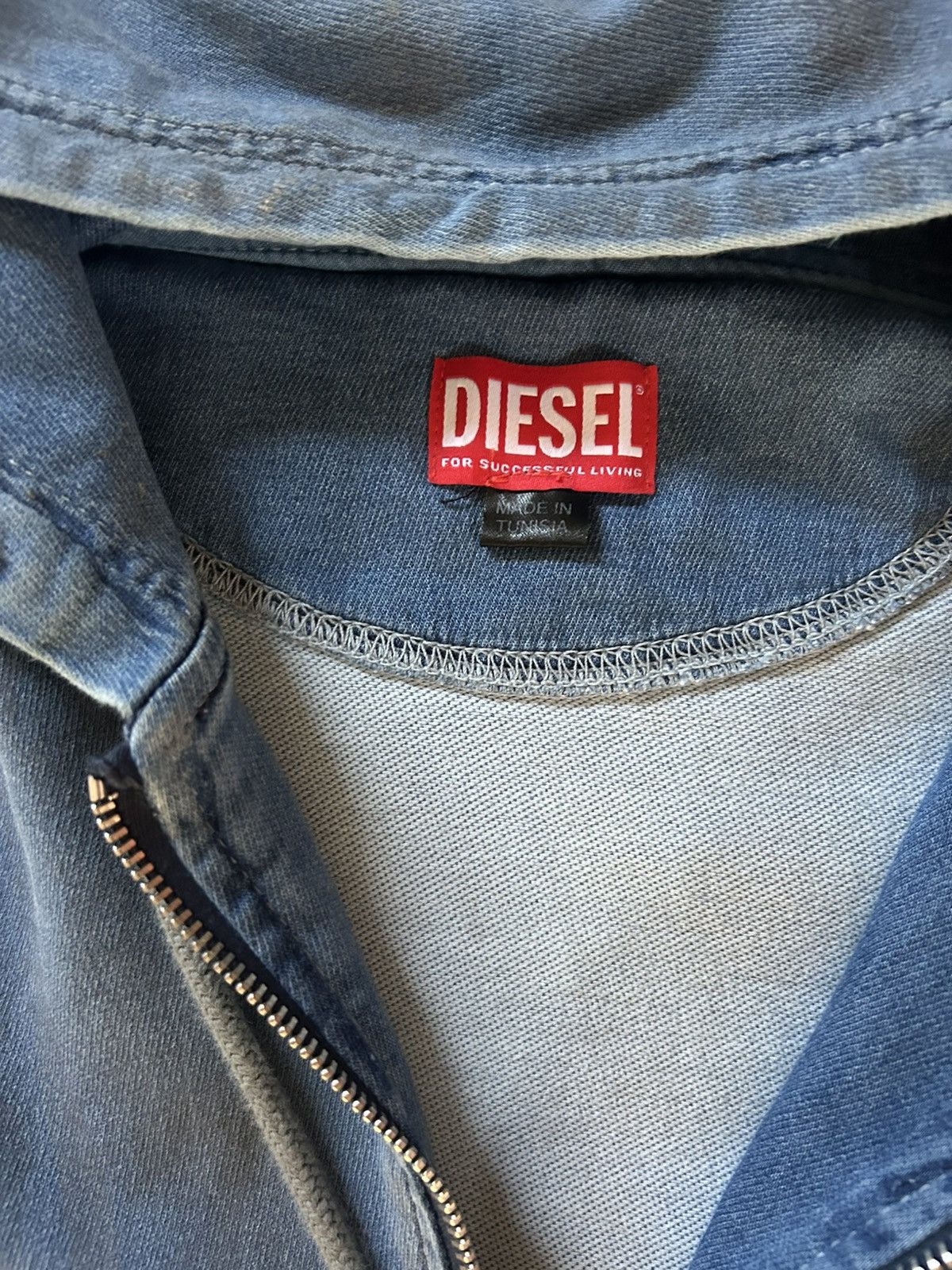 Diesel DIESEL D-GIR-S Track Zip Up. Size US M / EU 48-50 / 2 - 3 Thumbnail
