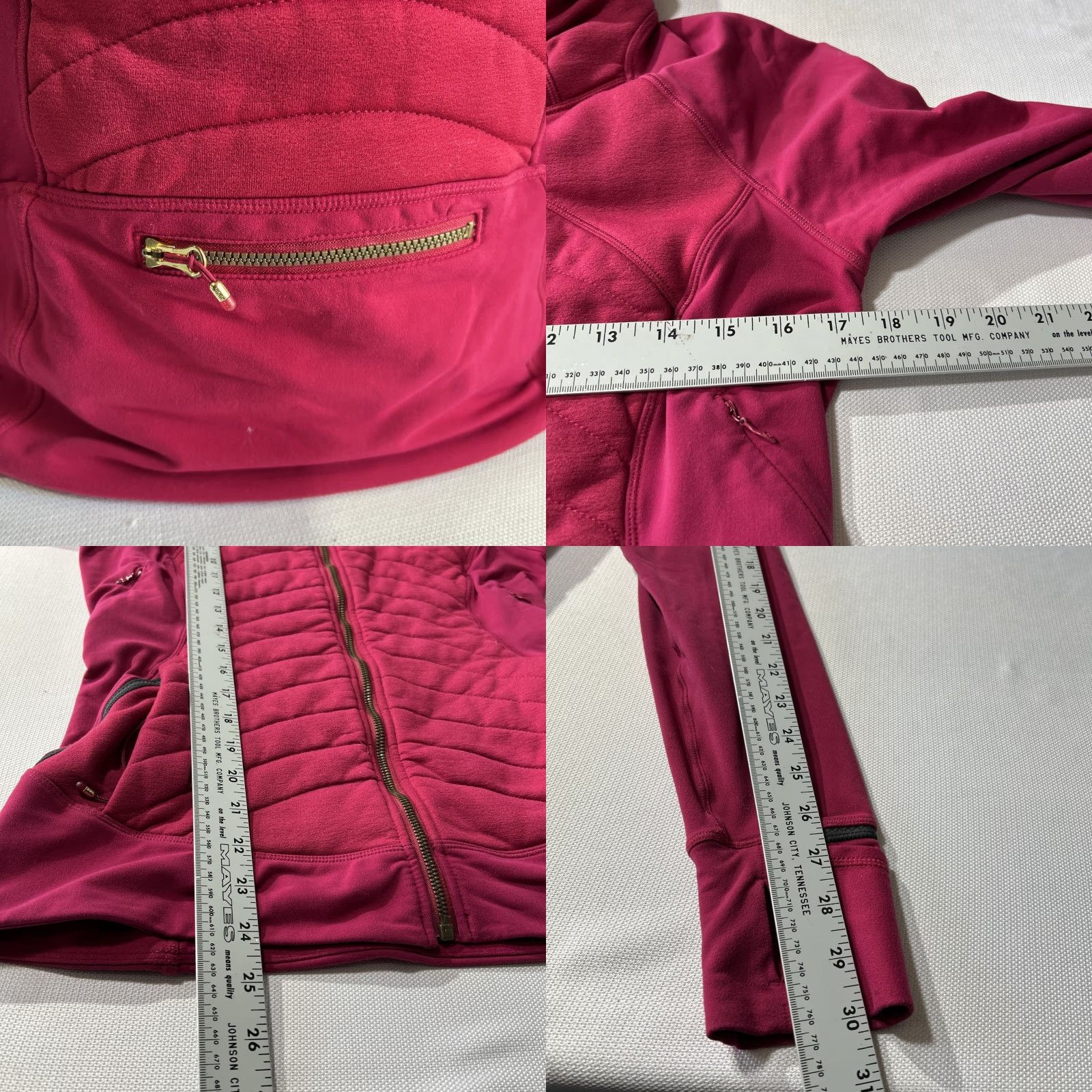 Lululemon VINTAGE Lululemon Snuggle Zip Up Jacket Women’s Sz Medium 8 Multi Pockets Pink Shirt Womens 8 Pink Size M / US 6-8 / IT 42-44 - 8 Thumbnail