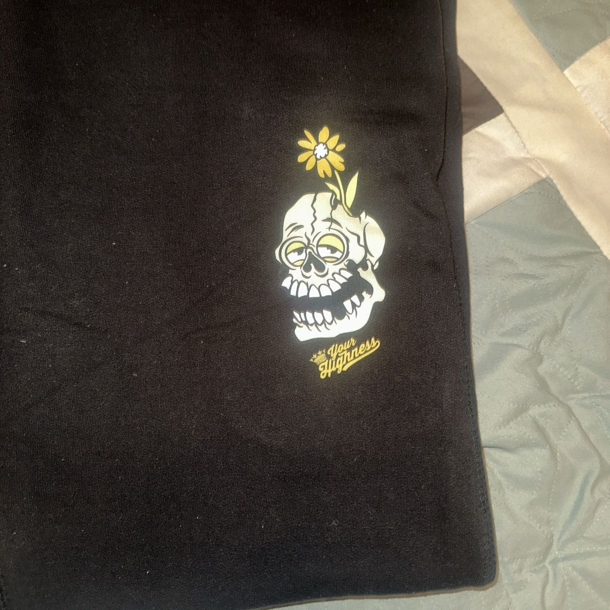 Other NEW Your Highness Blooming Skull joggers- BLACK XXL Size US 40 / EU 56 - 2 Thumbnail
