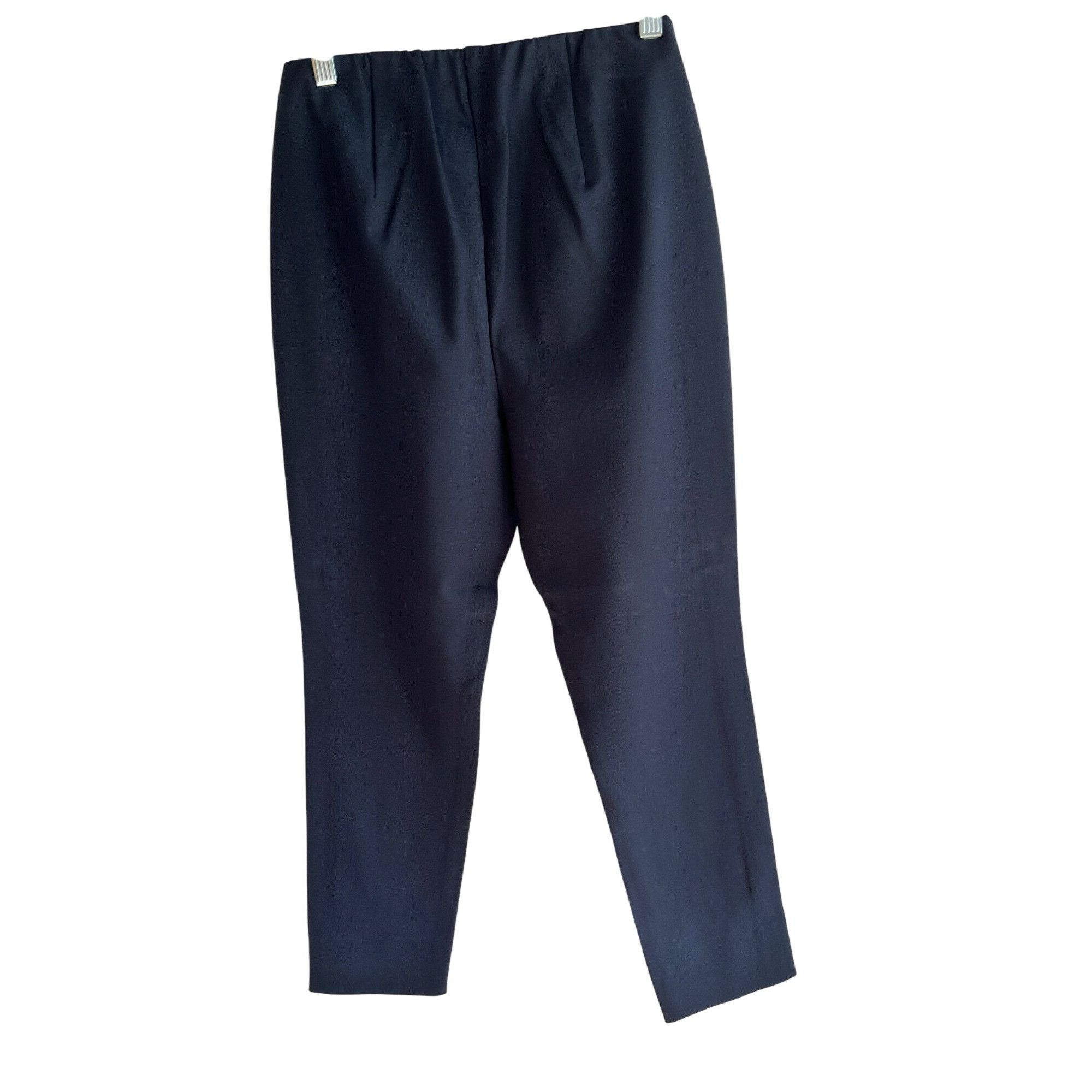Other Navy Ankle-Length Ponte Pants XS Stretch Waistband Nylon Ble Size 24" / US 00 / IT 34 - 2 Thumbnail