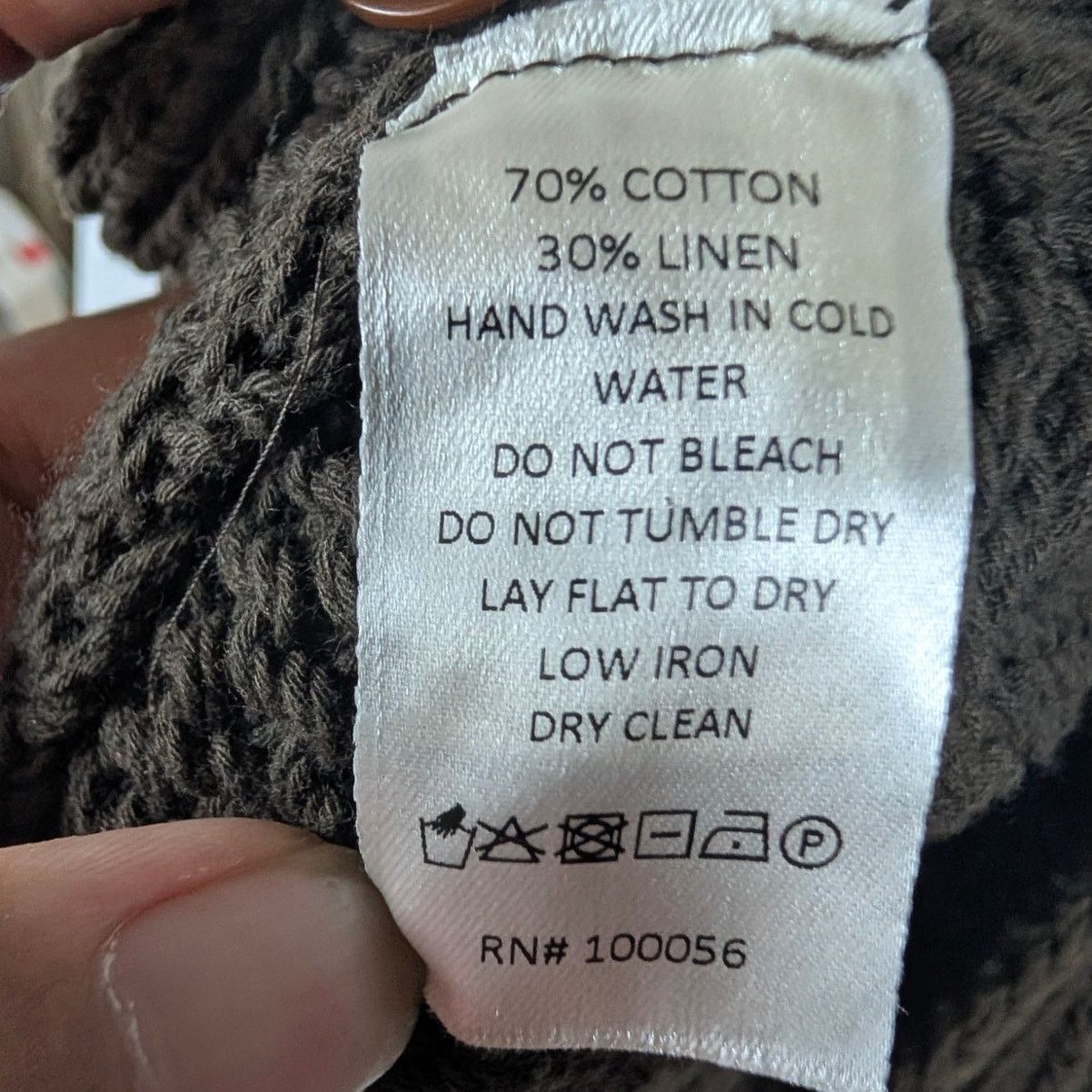 Unknown London Oobe Brand Sanford Cardigan Cotton Linen Blend Knit Men’s L Size US L / EU 52-54 / 3 - 4 Thumbnail