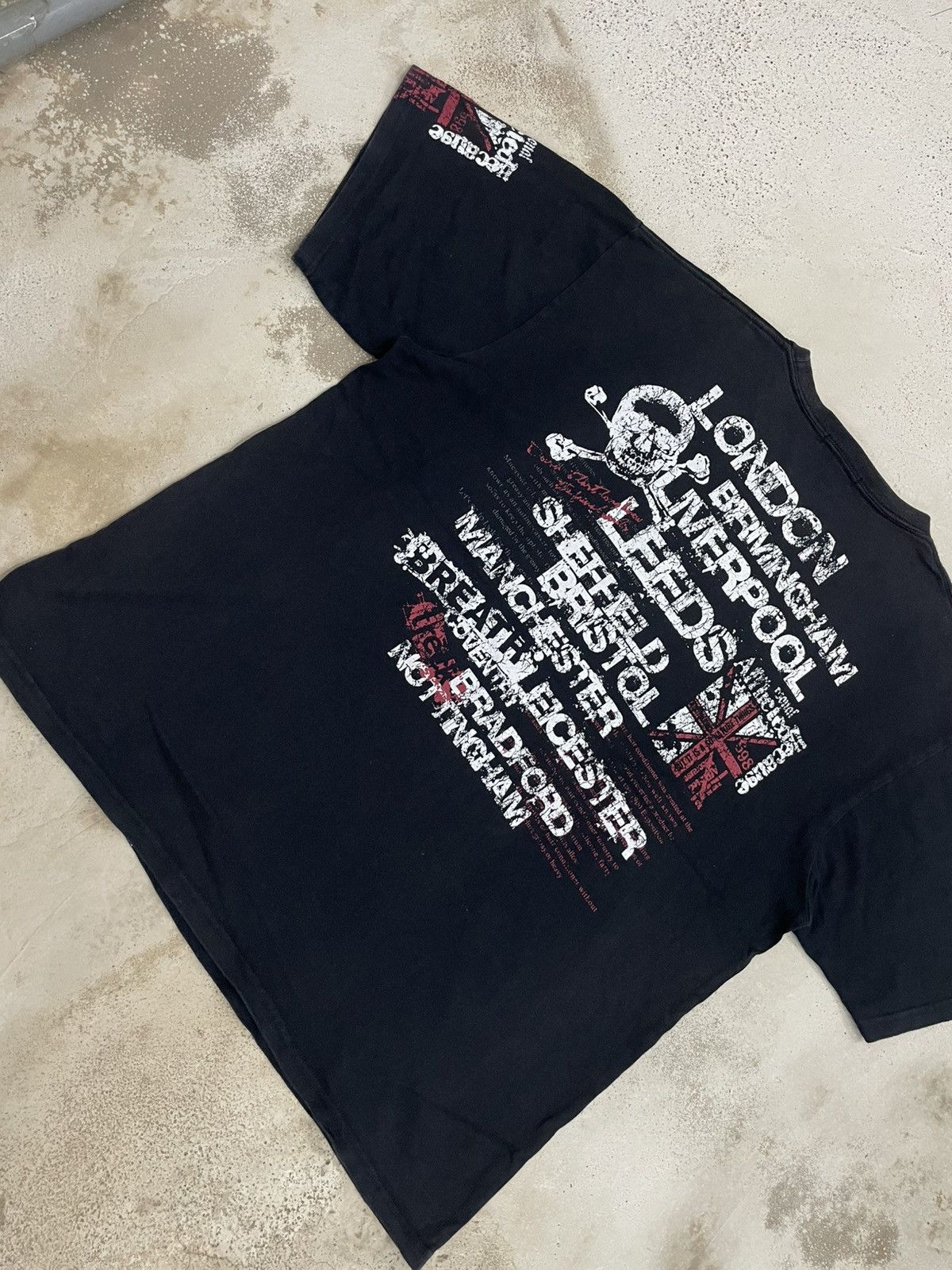 Japanese Brand Beaumere Destruction Wish Affliction Punk Tour Y2K Wording Size US XXL / EU 58 / 5 - 16 Thumbnail