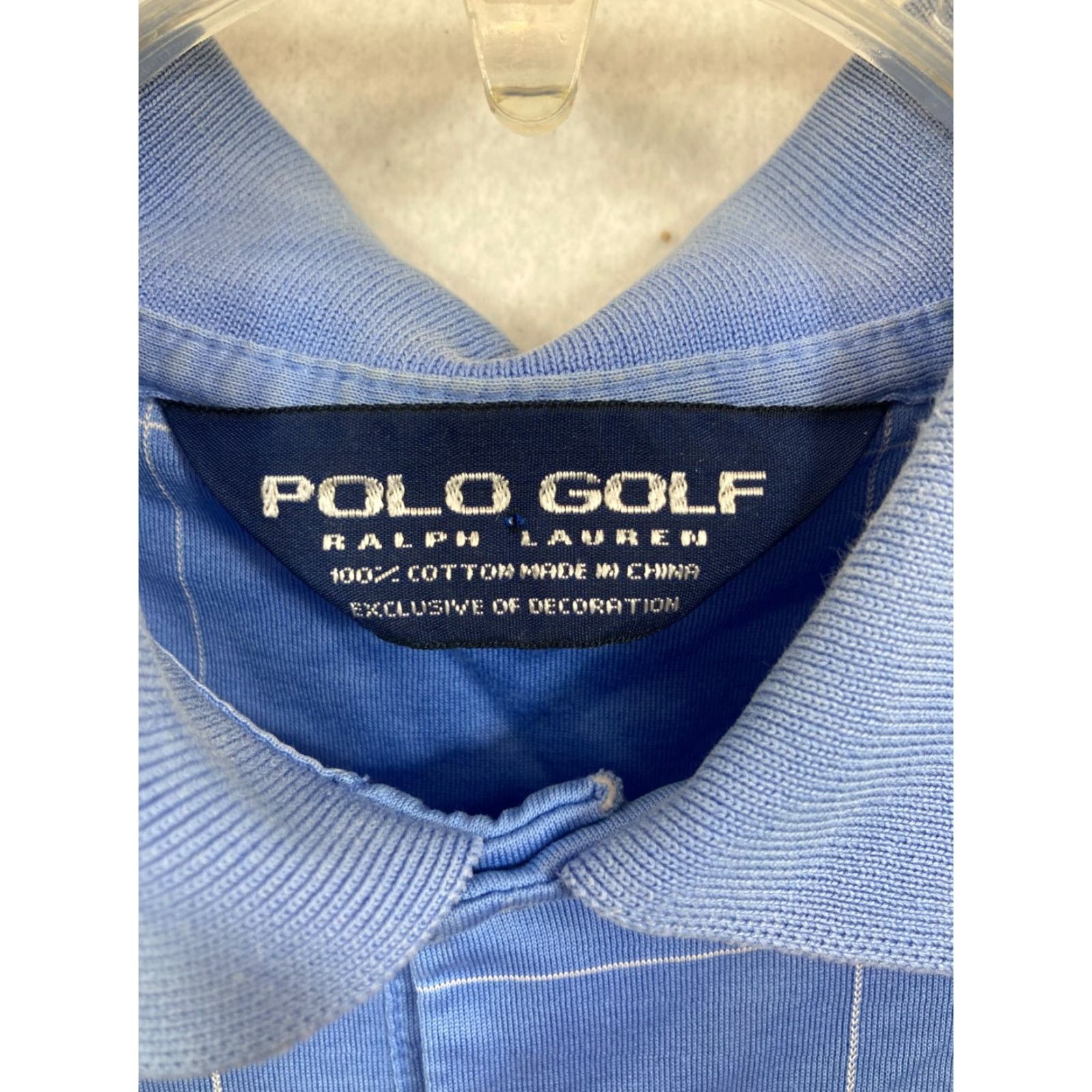 Ralph Lauren Polo Golf Ralph Lauren Shirt Mens Large Blue 100% Cotton Size US L / EU 52-54 / 3 - 4 Thumbnail