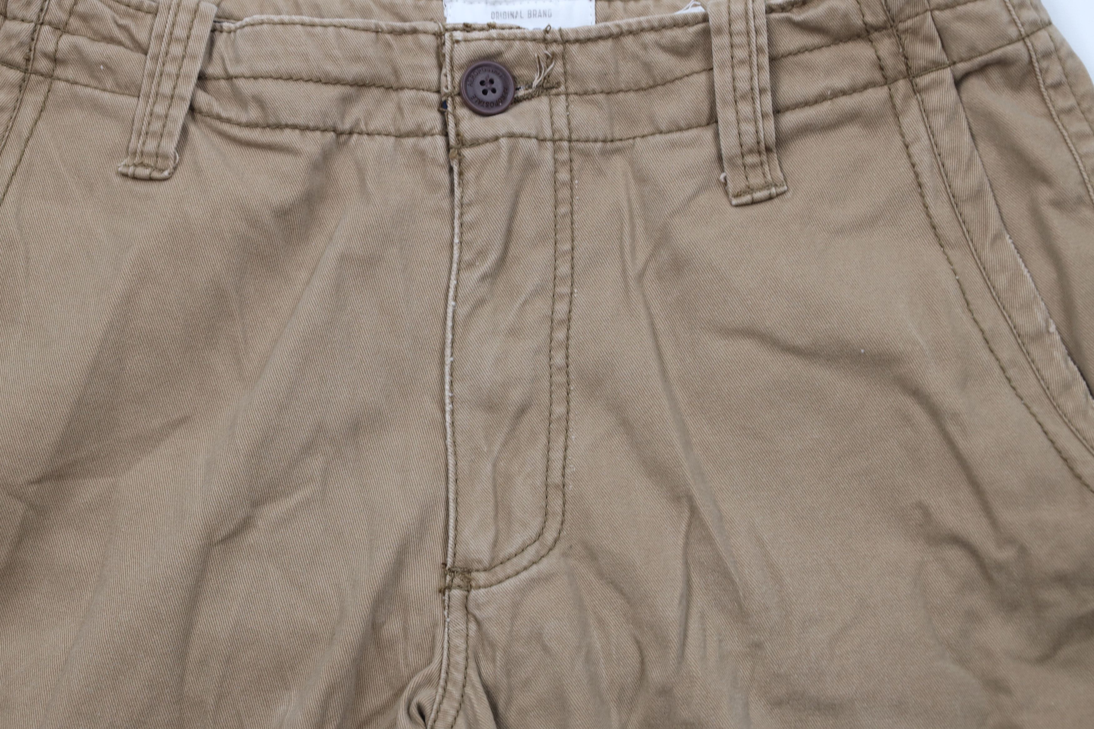 Aeropostale Vintage Y2K Aeropostale Front Heavyweight Chino Shorts Beige Size US 32 / EU 48 - 6 Thumbnail