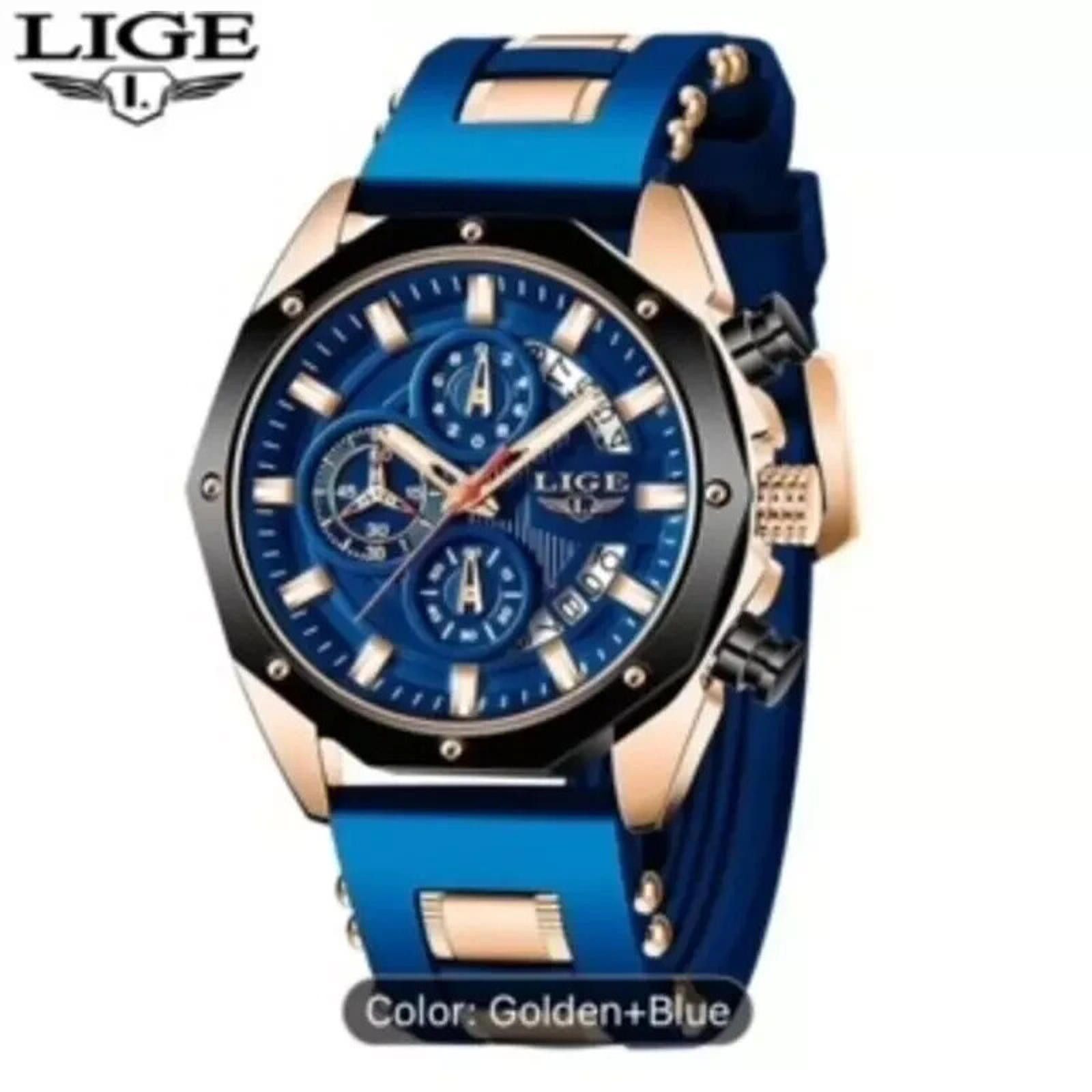 Karl Lagerfeld 2024 Premium LIGE Men's Round Chronograph Watch Size ONE SIZE - 1 Thumbnail