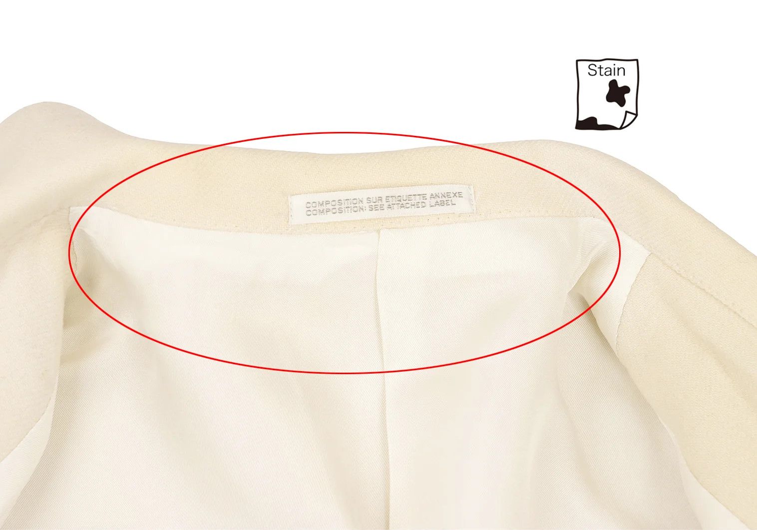 Yohji Yamamoto Yohji Yamamoto Wool 3B Jacket Cream M Size US M / EU 48-50 / 2 - 12 Thumbnail