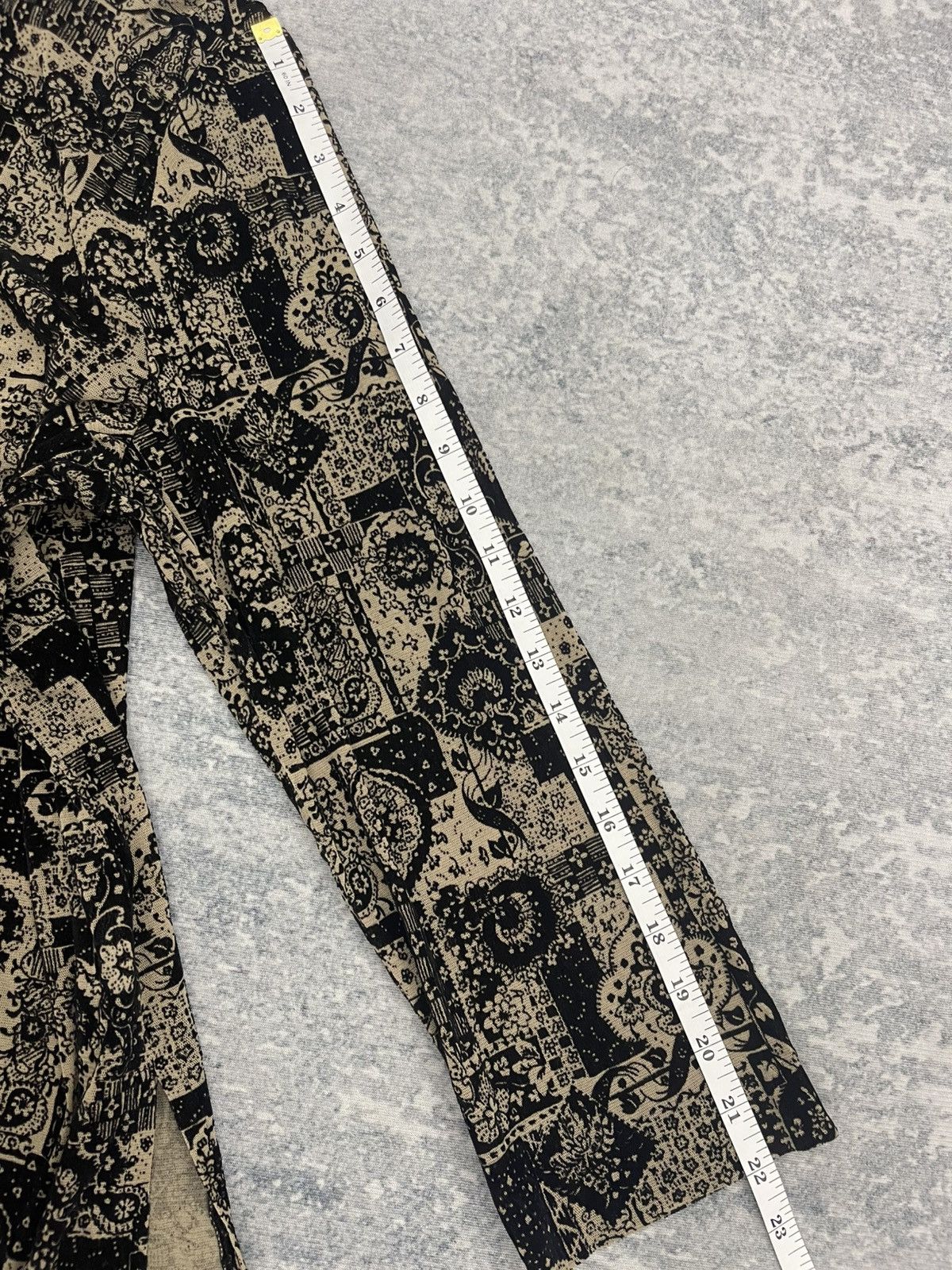 Vintage Vintage Japanese Mesh Flocked Paisley Jacket - Made in Japan Size US XL / EU 56 / 4 - 11 Thumbnail