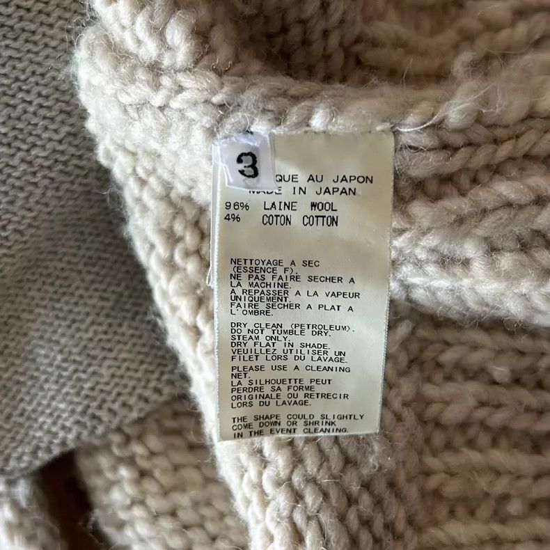 Yohji Yamamoto Yohji Yamamoto Yohji Yamamoto Zip Knit Sweater Coat Size US L / EU 52-54 / 3 - 6 Thumbnail