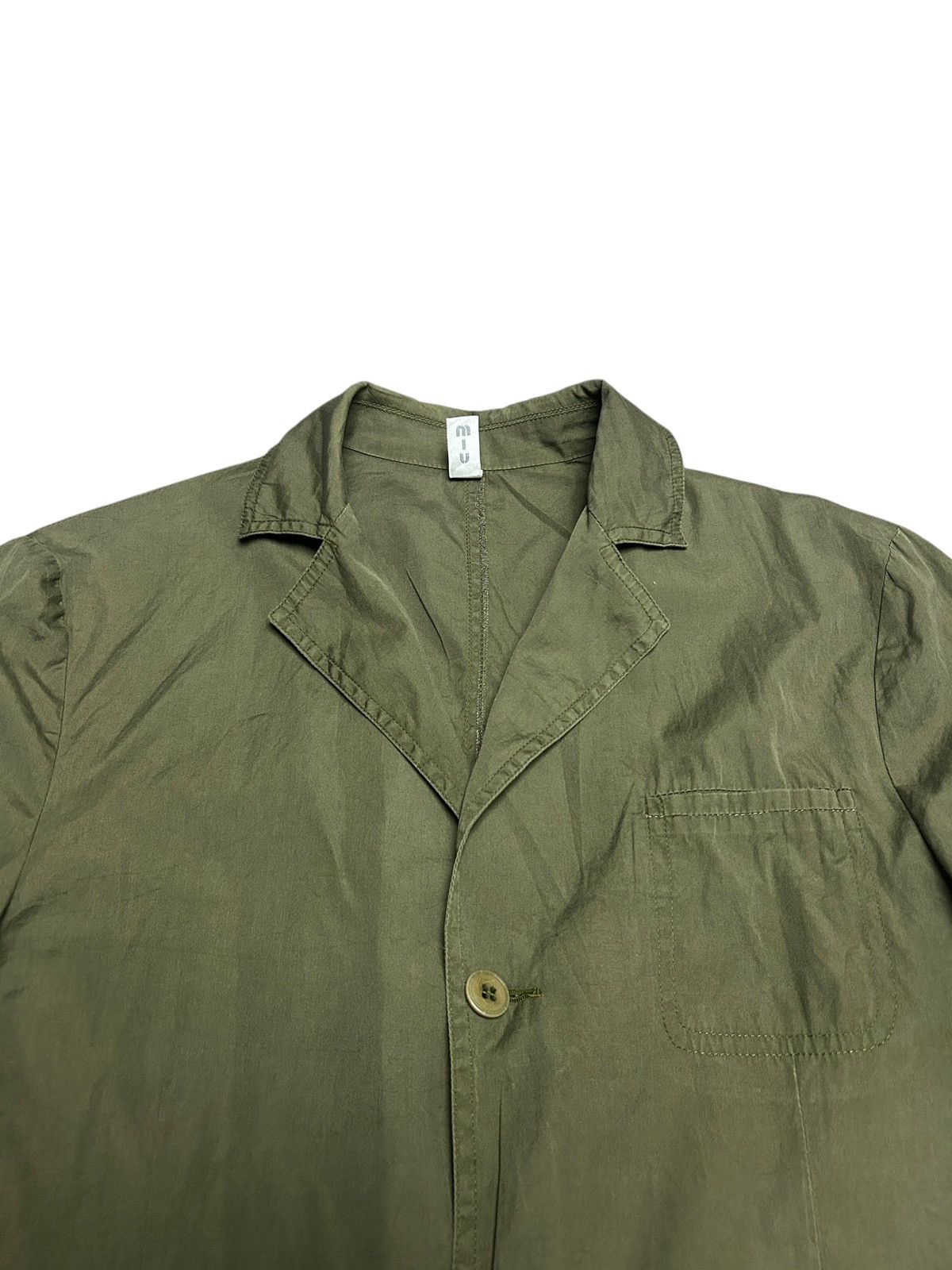 Miu Miu 90s Mens Lightweight Cotton Blazer Size 46R - 3 Thumbnail
